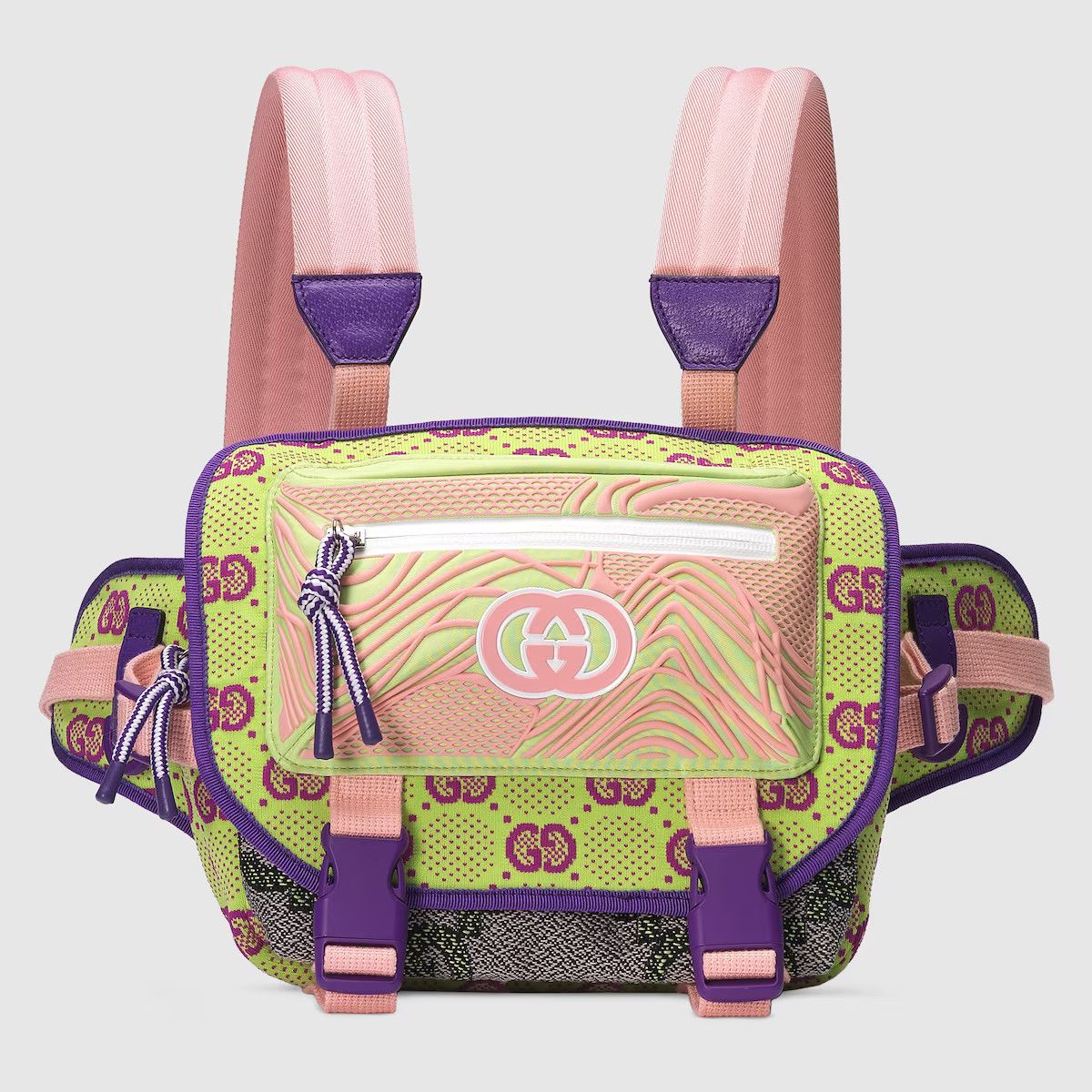 Purple gucci backpack clearance