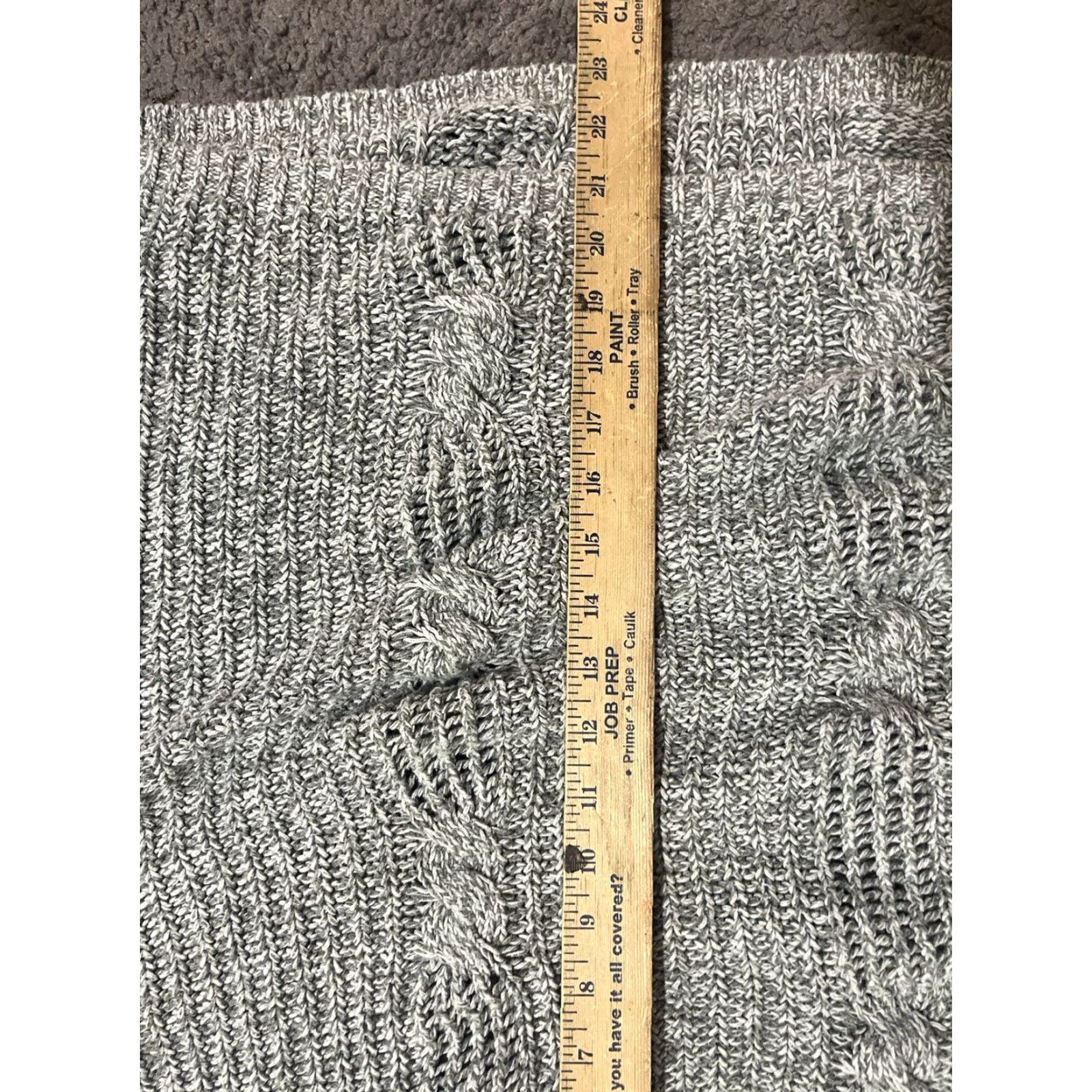 Express Express Womens Pullover Sweater Metallic Gray Scoop Knit M/L Size Express Size M / US 6-8 / IT 42-44 - 5 Thumbnail