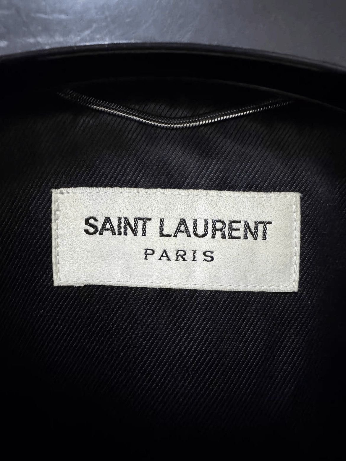 Saint Laurent Paris Saint Laurent Paris by Hedi 16AW Bloodtooth Leather Jacket- Size US M / EU 48-50 / 2 - 4 Thumbnail