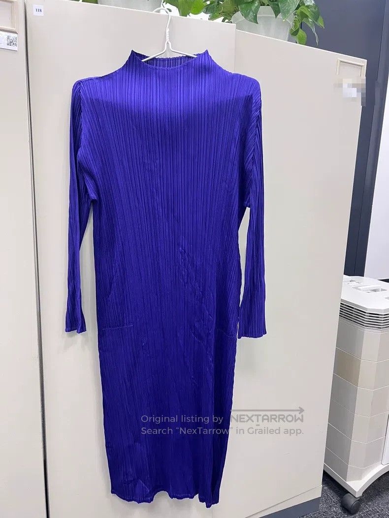 Issey Miyake Issey Miyake Purple Dress Size M / US 6-8 / IT 42-44 - 1 Thumbnail