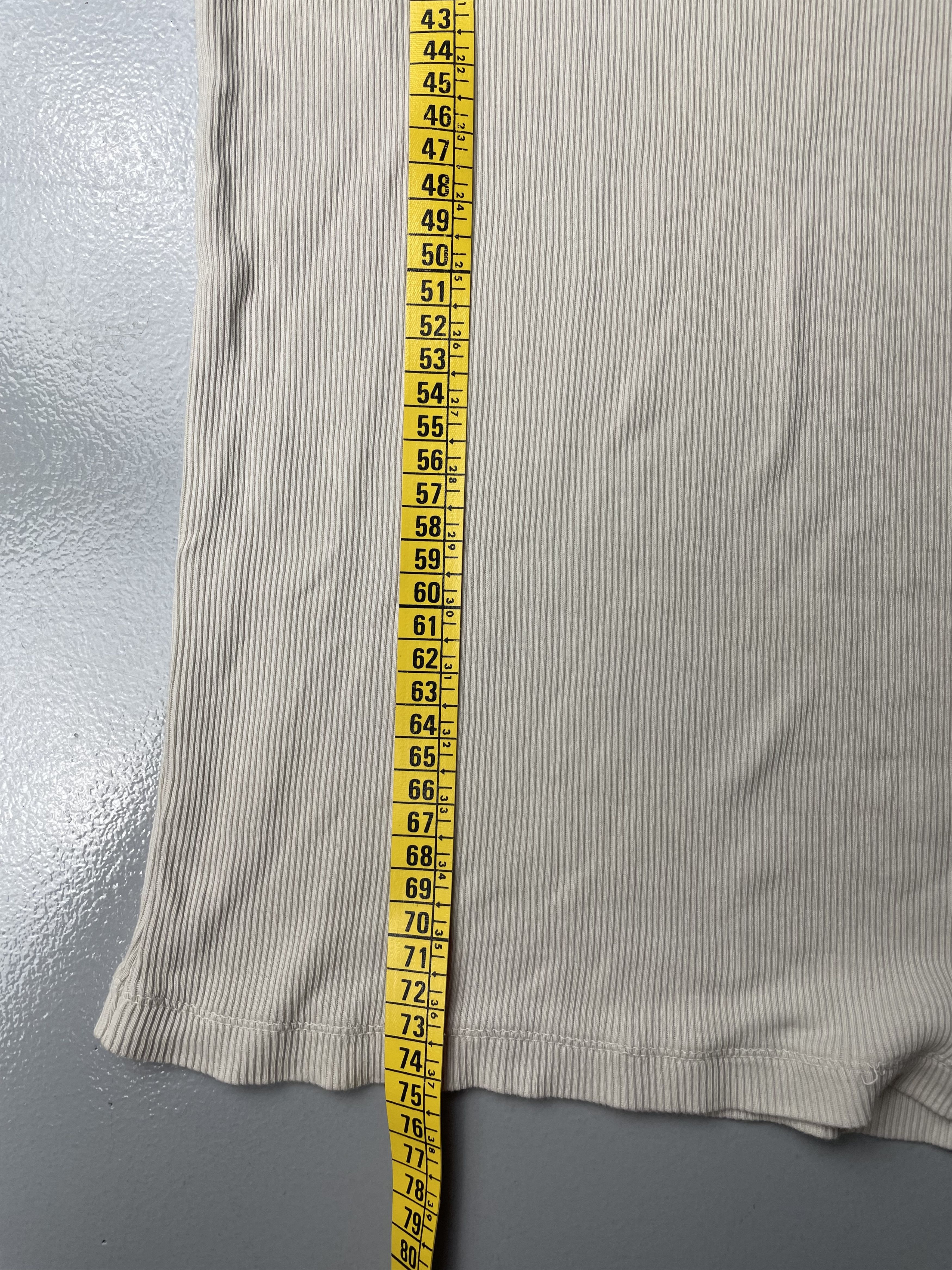 Raf Simons Raf Simons S/S 2004 ribbed t-shirt - size 50 Size US M / EU 48-50 / 2 - 9 Thumbnail