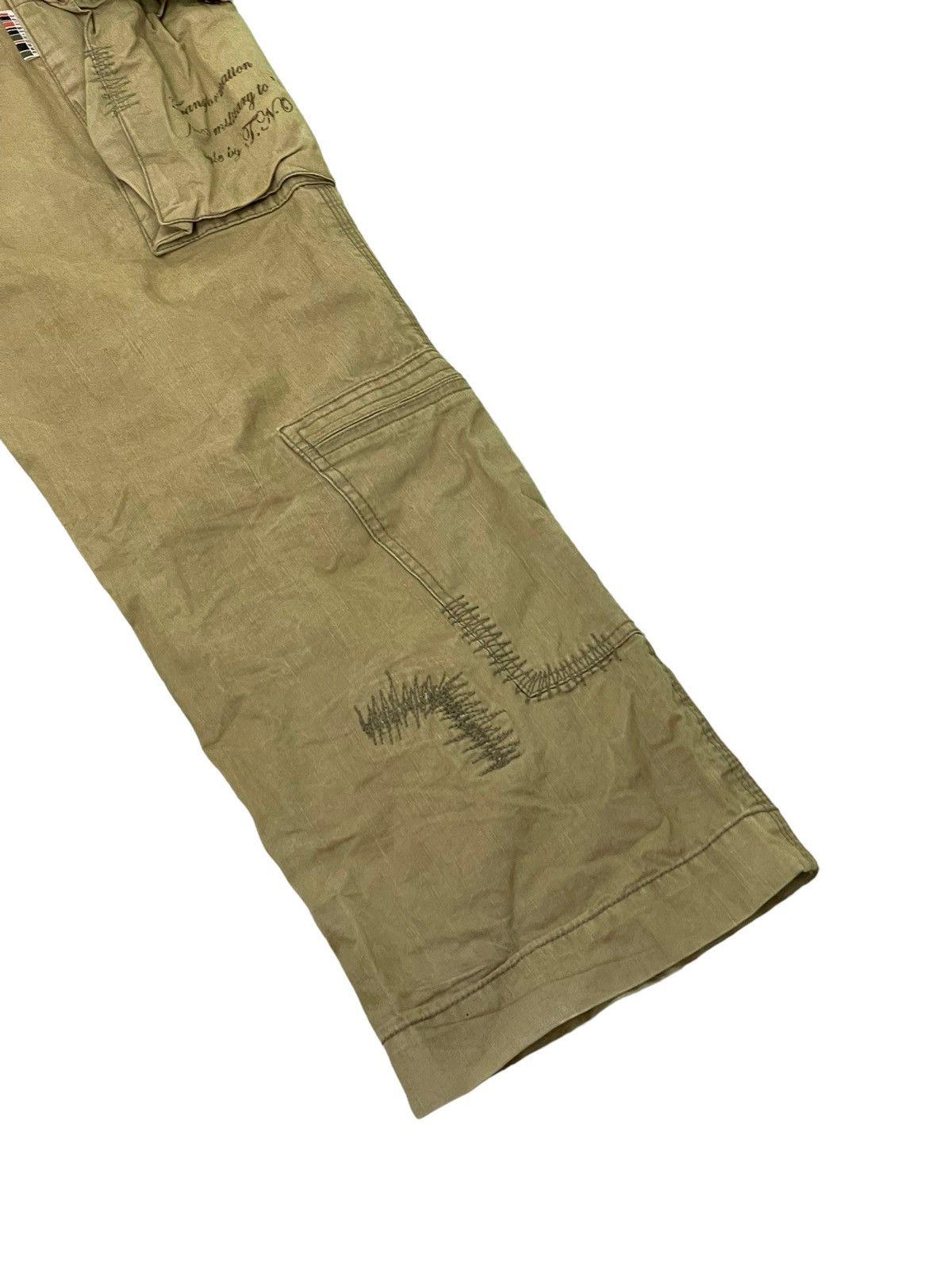 Japanese Brand Loose Cargo 291295 Homme Multi Pockets Boro 6🟦7 Size US 34 / EU 50 - 13 Thumbnail