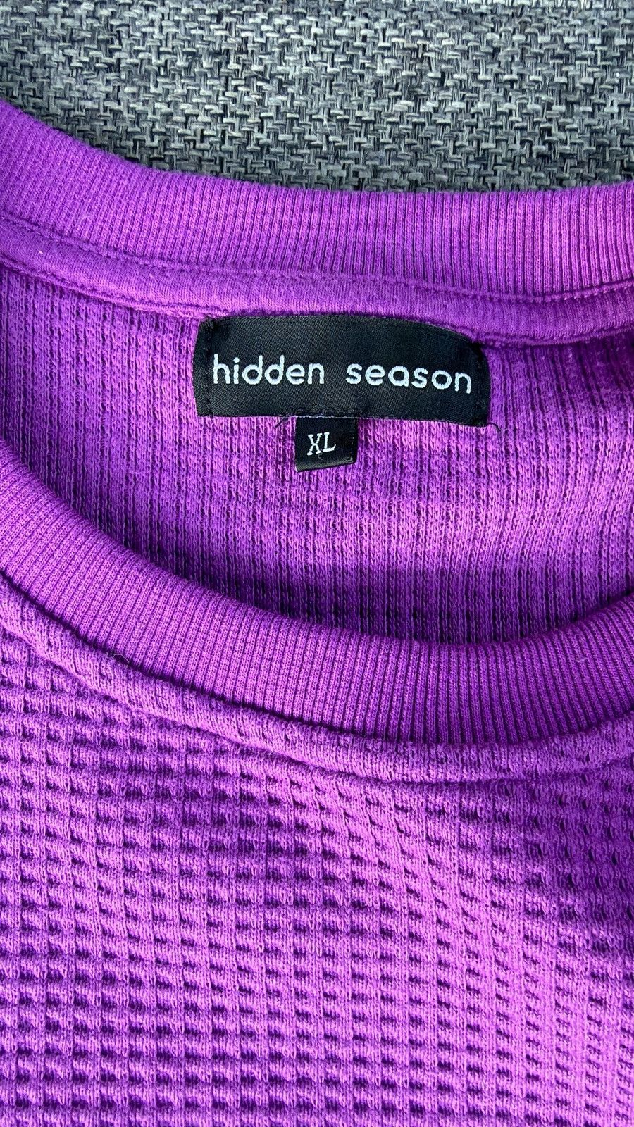 Other Hidden season purple waffle knit Size US XL / EU 56 / 4 - 2 Thumbnail
