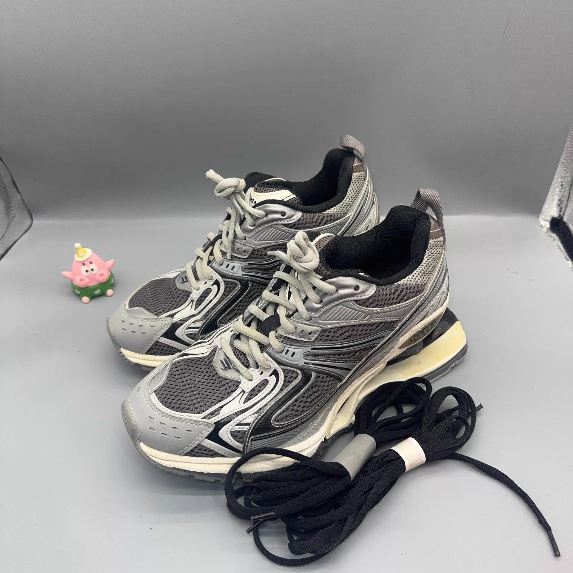 Balenciaga Balenciaga X-Pander Gray-Brown Sneakers EU 38 Size US 7.5 / IT 37.5 - 1 Thumbnail