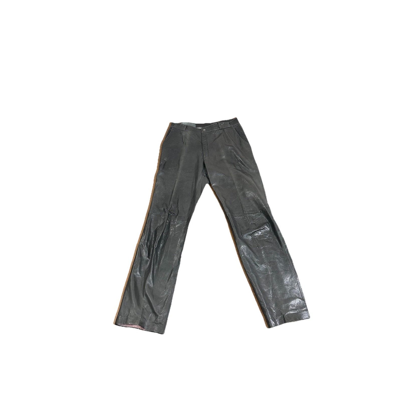 Vintage Vintage Bilermain Leather Pants Made In Canada Biker Motorcy Size US 32 / EU 48 - 1 Thumbnail