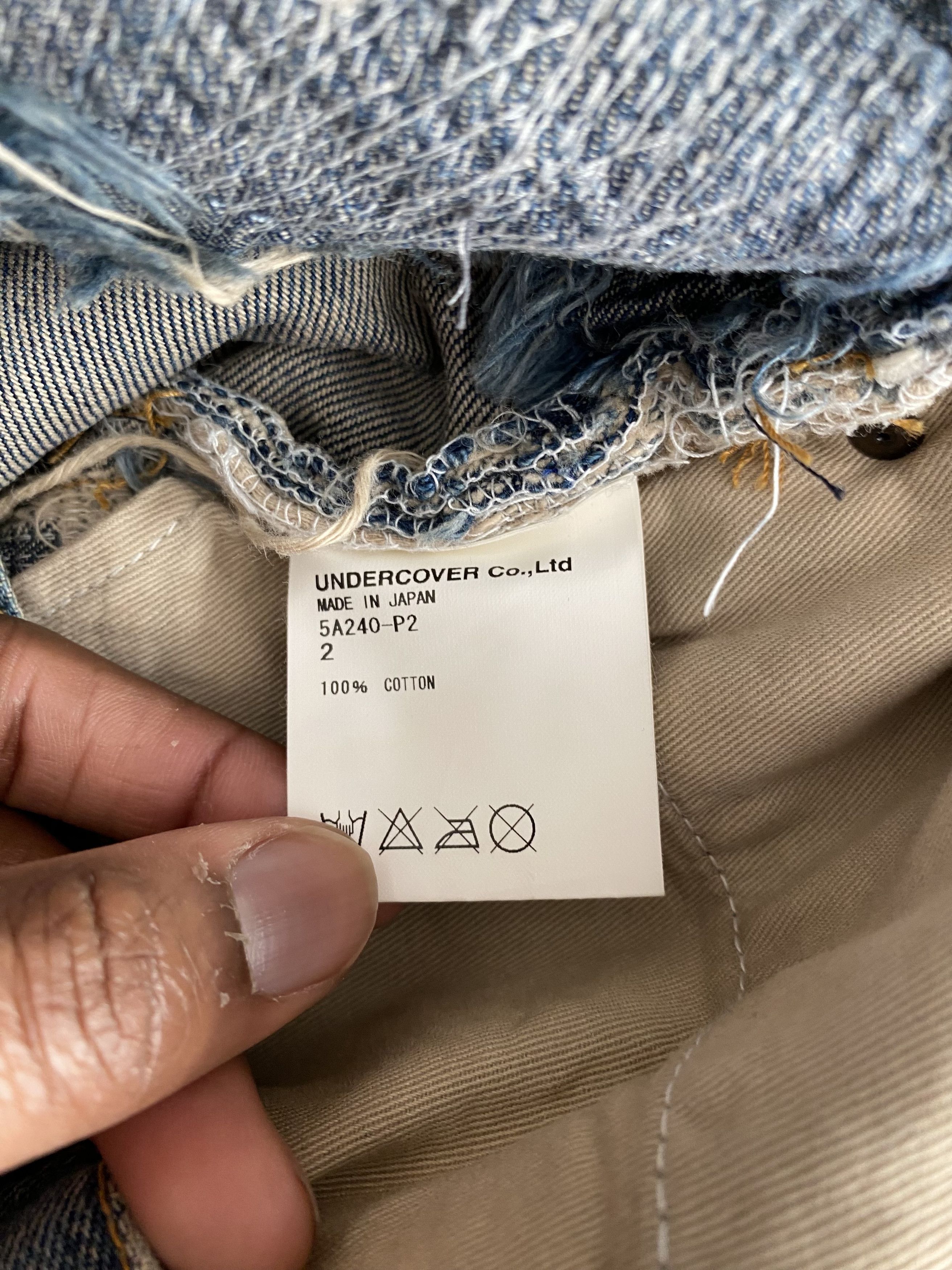 Undercover Undercover "85” Blue Denim 2005 A/W “Arts & Crafts” Men's Size US 32 / EU 48 - 4 Thumbnail