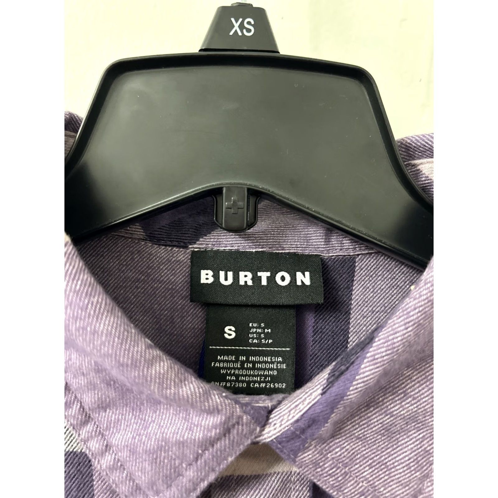 Burton Burton Shirt Mens Sz Small Purple Plaid Flannel Button Down Pockets Long Sleeve Size US S / EU 44-46 / 1 - 7 Thumbnail
