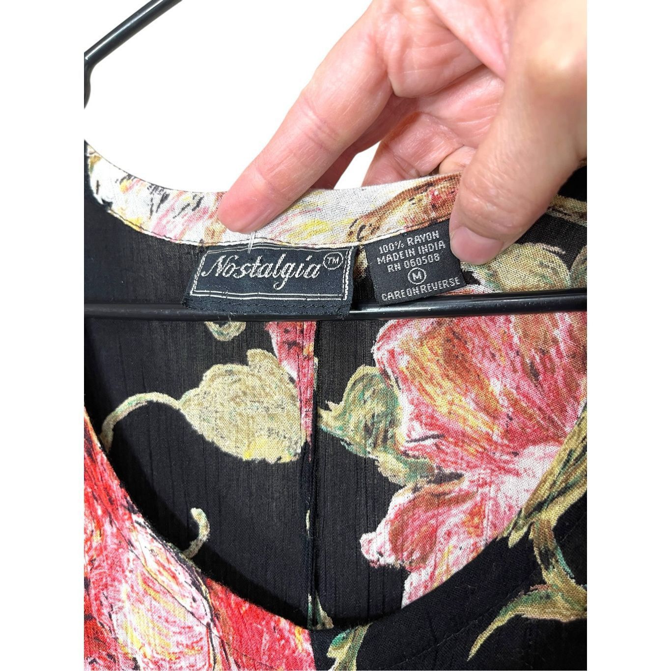 Other Vintage Nostalgia 90s Floral Print Midi Dress Size M Size M / US 6-8 / IT 42-44 - 4 Thumbnail