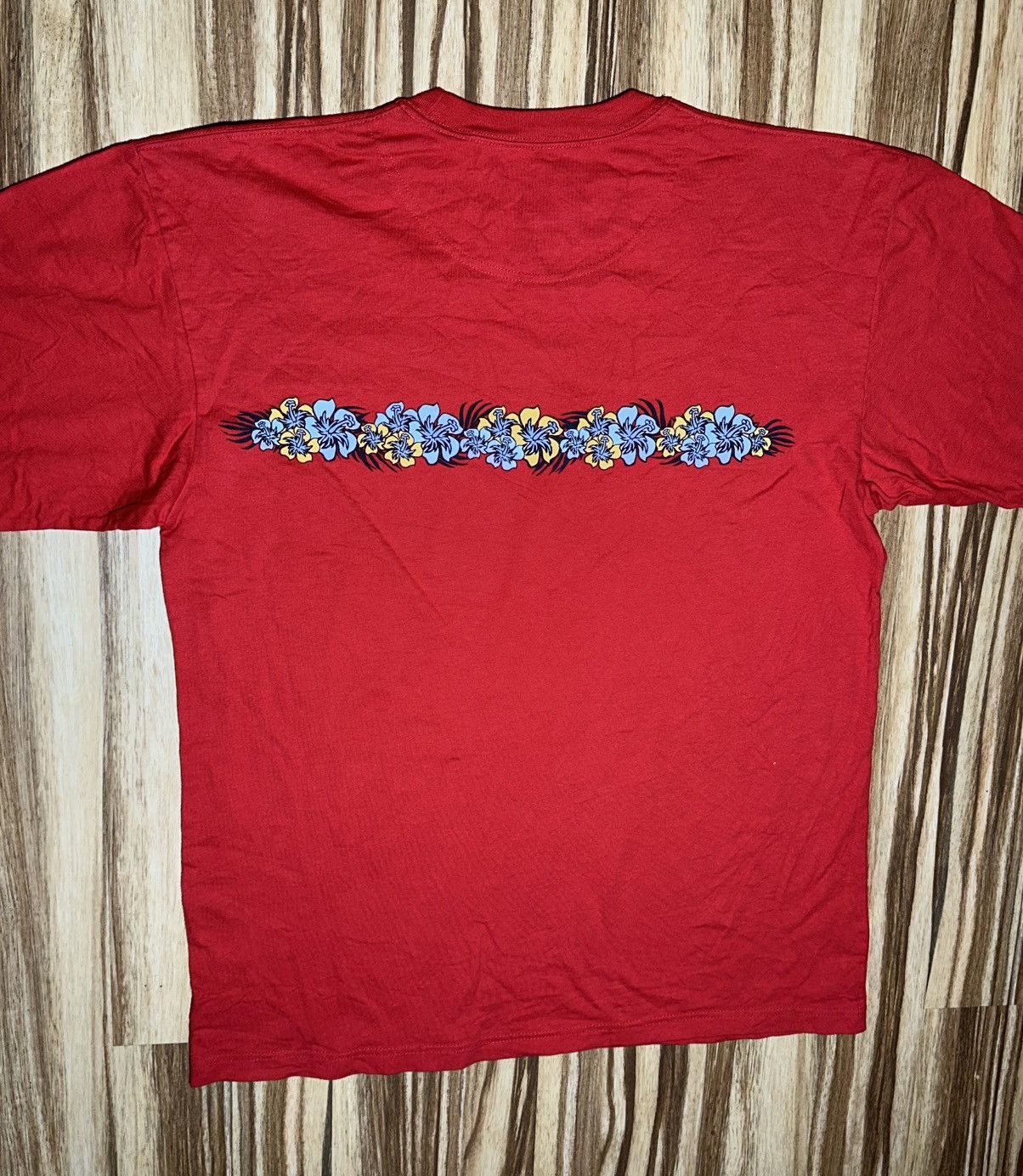 Speedo Speedo Red Floral Men's Tee Size US L / EU 52-54 / 3 - 8 Thumbnail