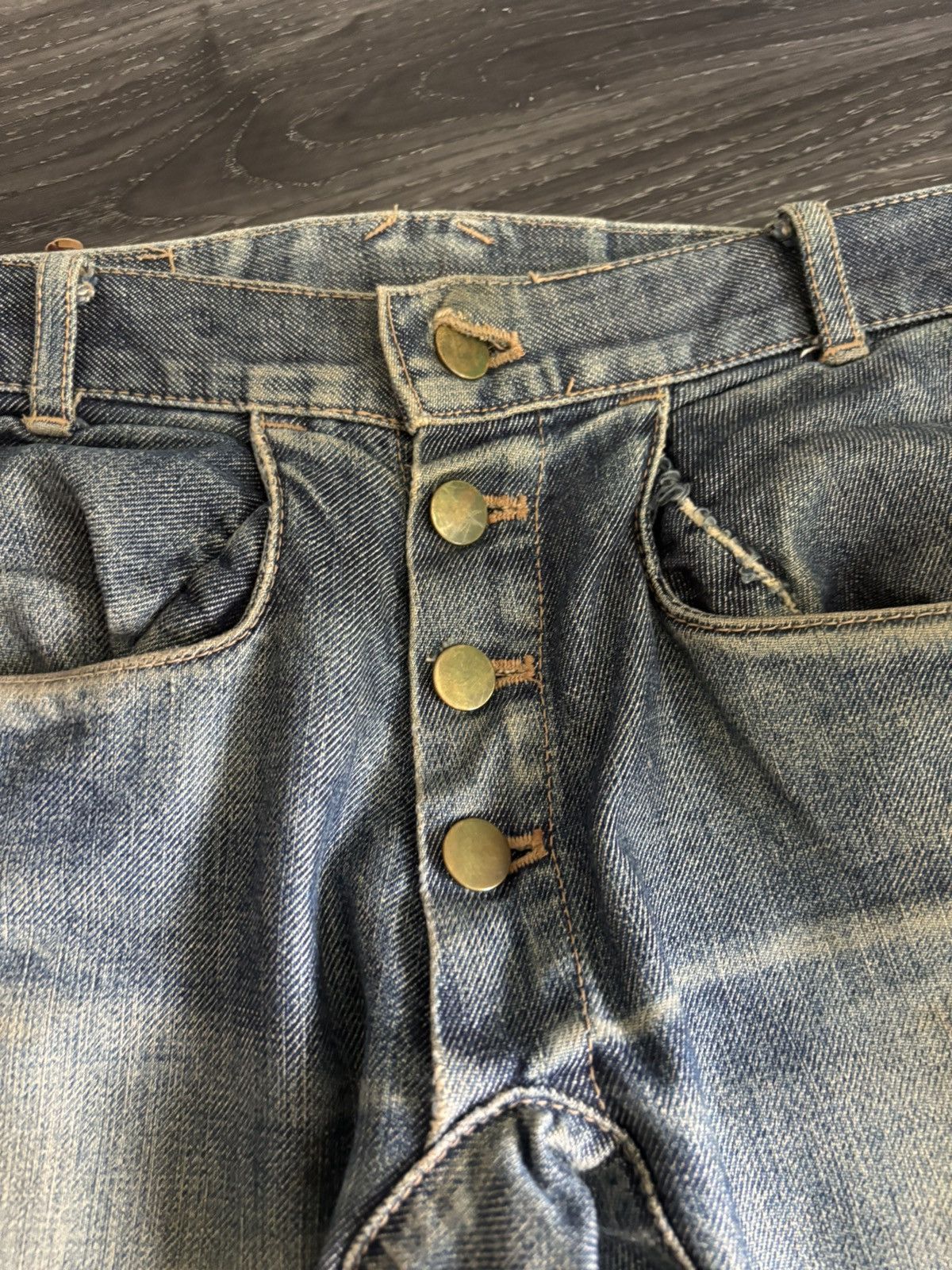 Beauty Beast Beauty:Beast Thrashed 3D Denim Size US 32 / EU 48 - 4 Thumbnail