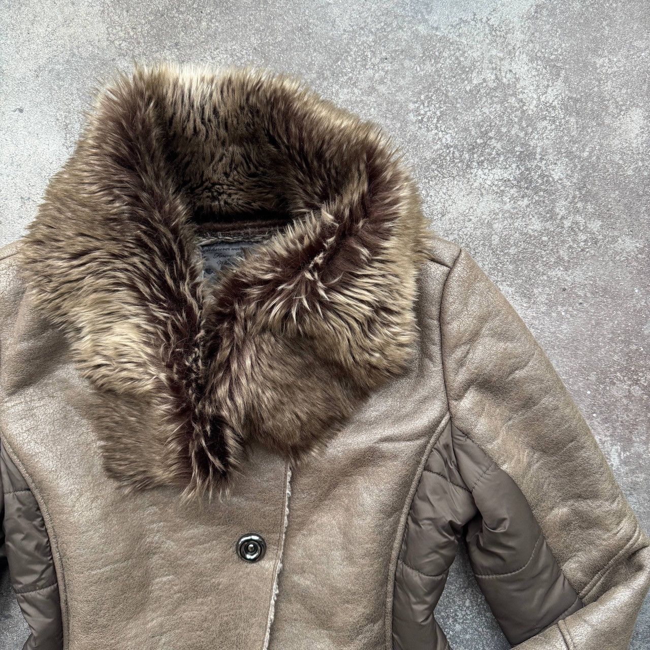 20471120 Gaudi Vintage Avant Garde Y2K Faux Fur Jacket Size M / US 6-8 / IT 42-44 - 6 Thumbnail