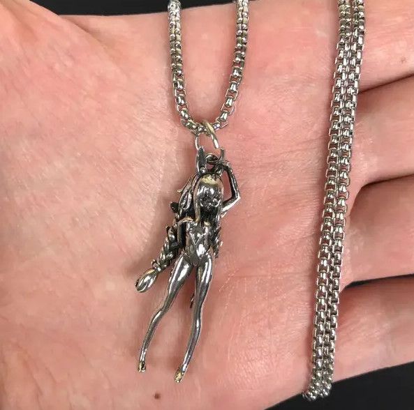 Jewelry Pretty Cool Girl Necklace Gothic Punk Chain Size ONE SIZE - 1 Thumbnail