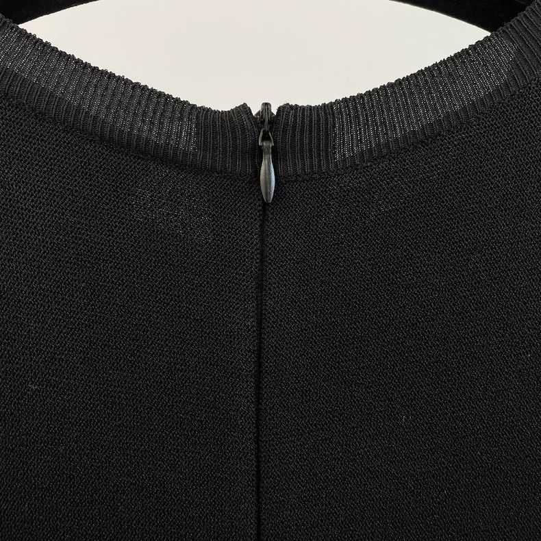 Valentino Valentino Black rhinestone knitted dress Size S / US 4 / IT 40 - 5 Thumbnail