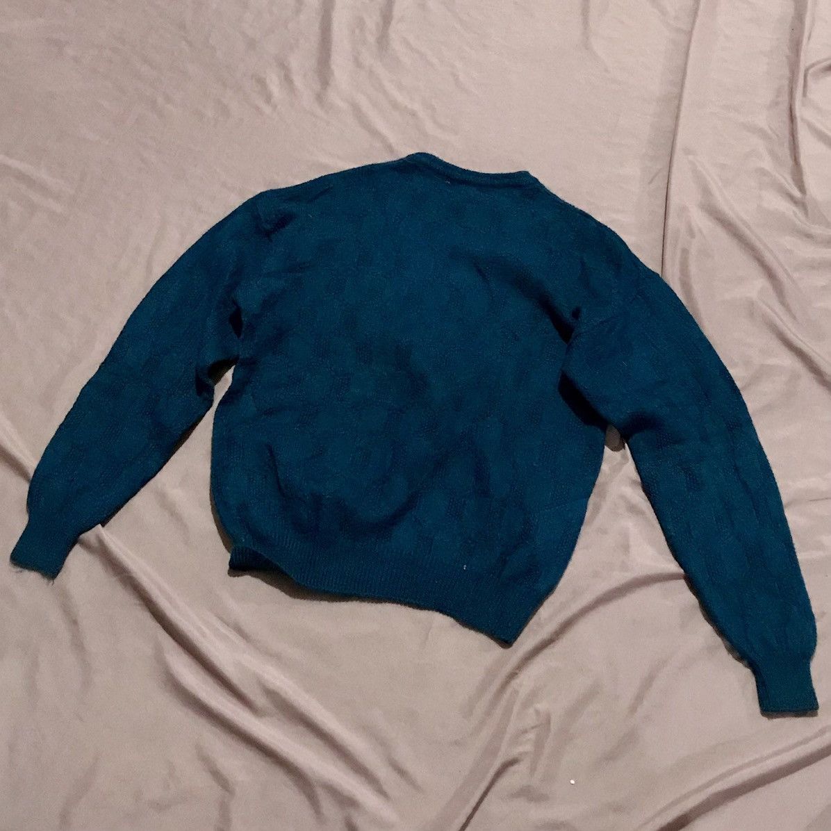 Yves Saint Laurent YVES SAINT LAURENT MADE IN KOREA PURE WOOL DAMIER CREWNECK Size US L / EU 52-54 / 3 - 3 Thumbnail