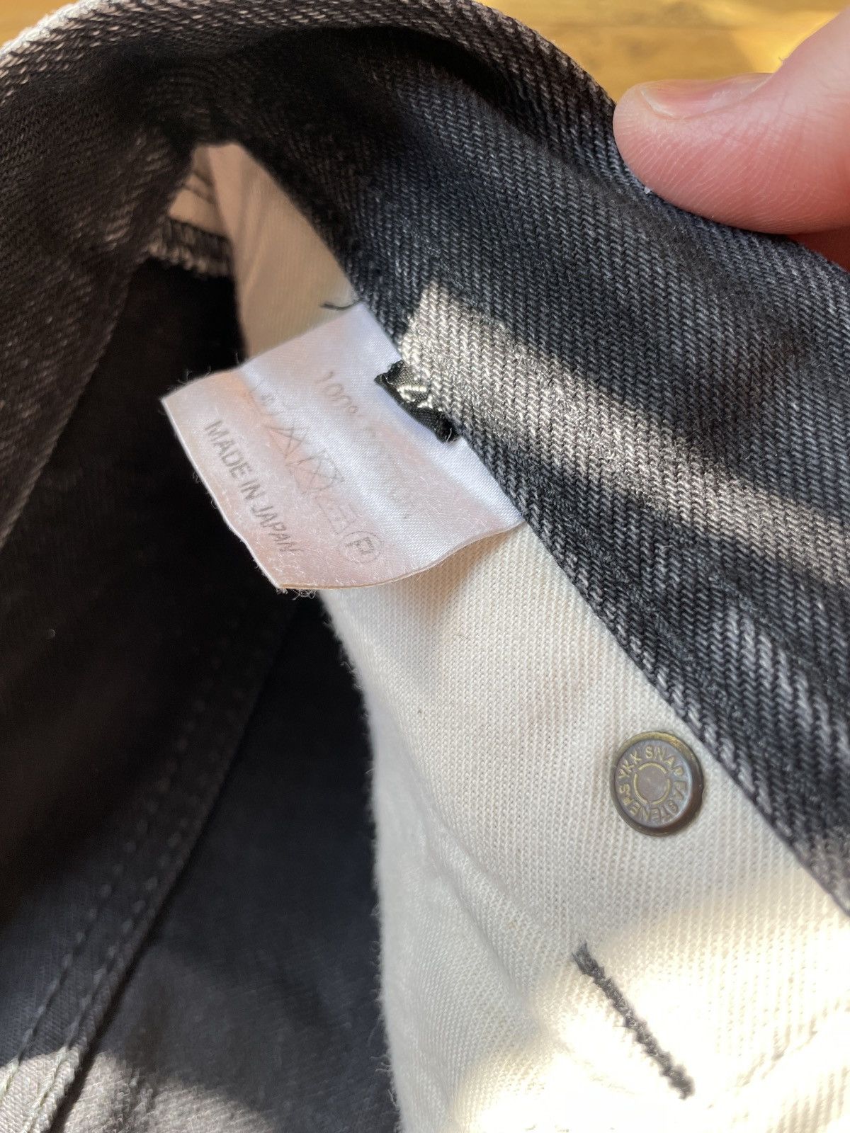 SOMET Somet 005 Raw Denim Black x White Size US 30 / EU 46 - 7 Thumbnail