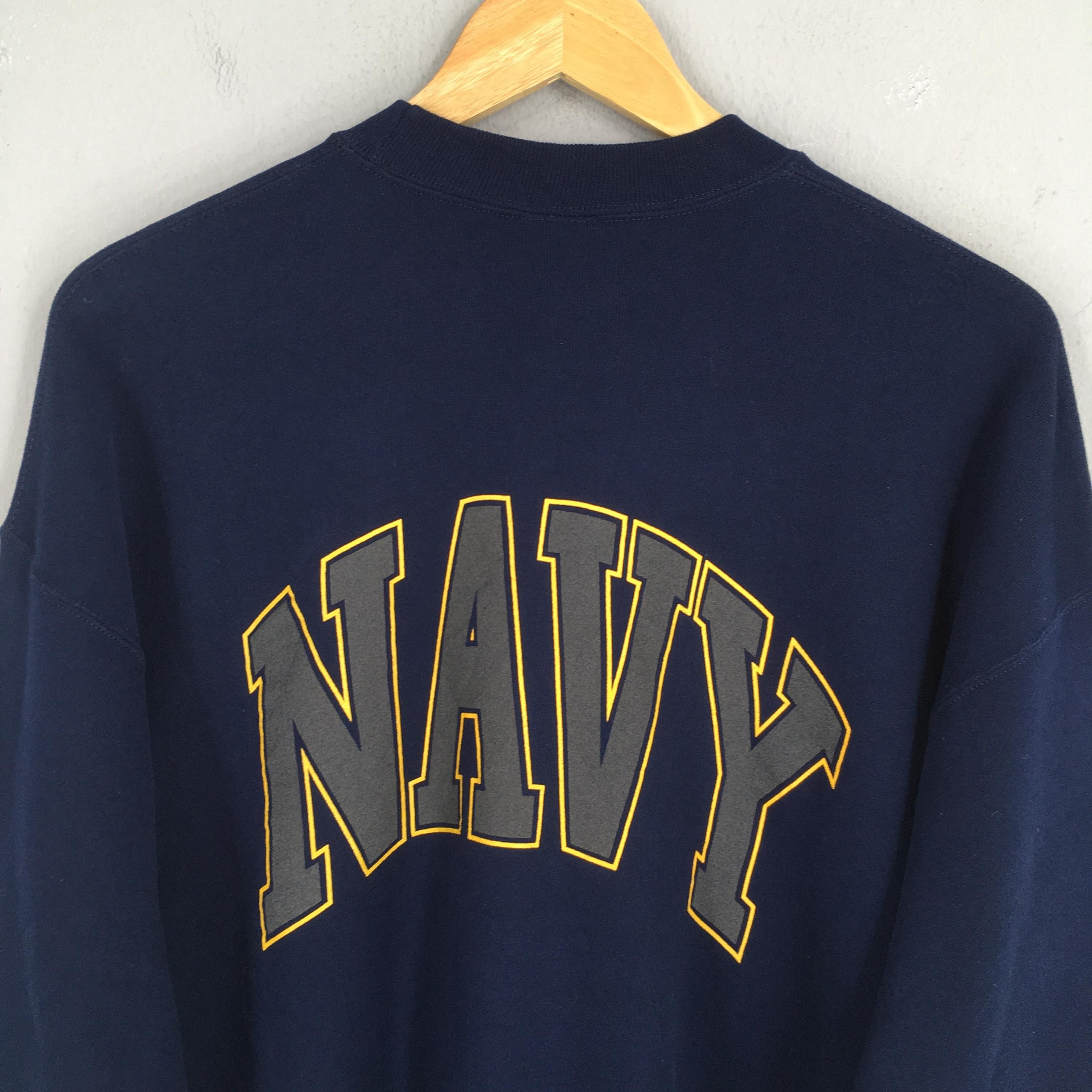 Other Vintage United States Navy Blue Sweatshirt Large Size US L / EU 52-54 / 3 - 7 Thumbnail