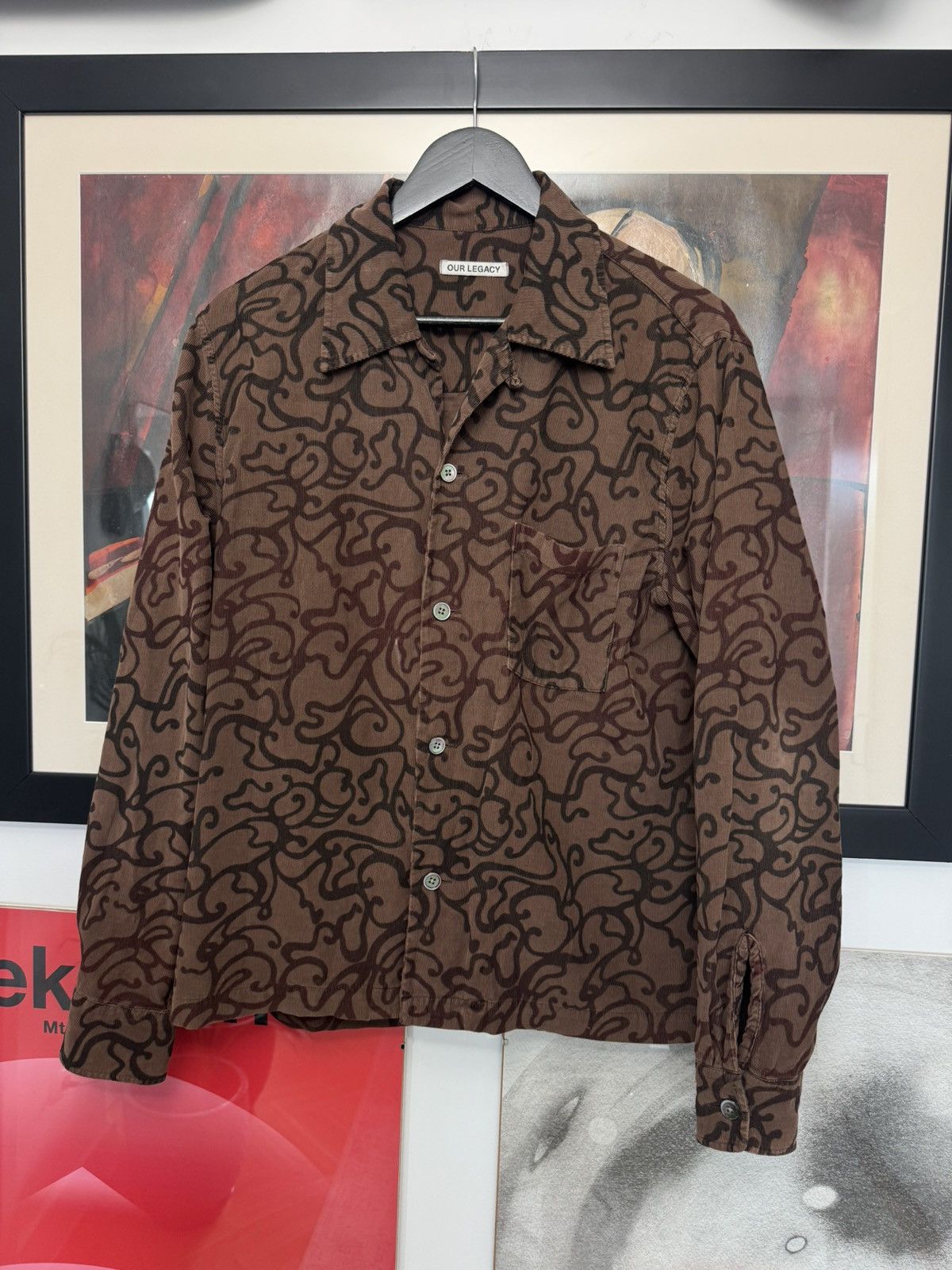 Our Legacy S/S 21 'Hanabi' Print Box Shirt | Grailed