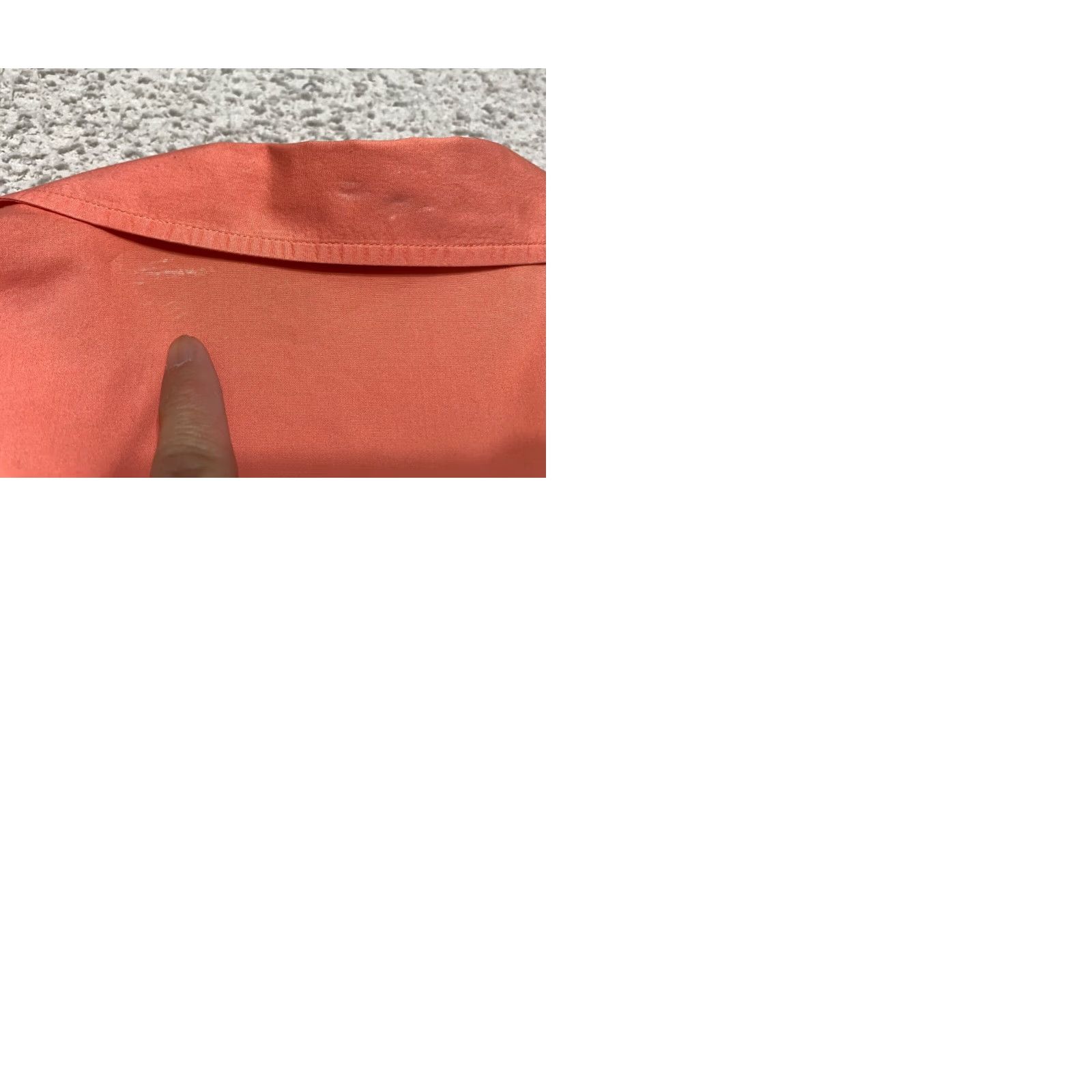 Vintage CJ Banks Womens Plus 3X Shirt Solid Orange Button-Up Long Sleeve Cotton Size XXL / US 16-18 / IT 52-54 - 9 Thumbnail