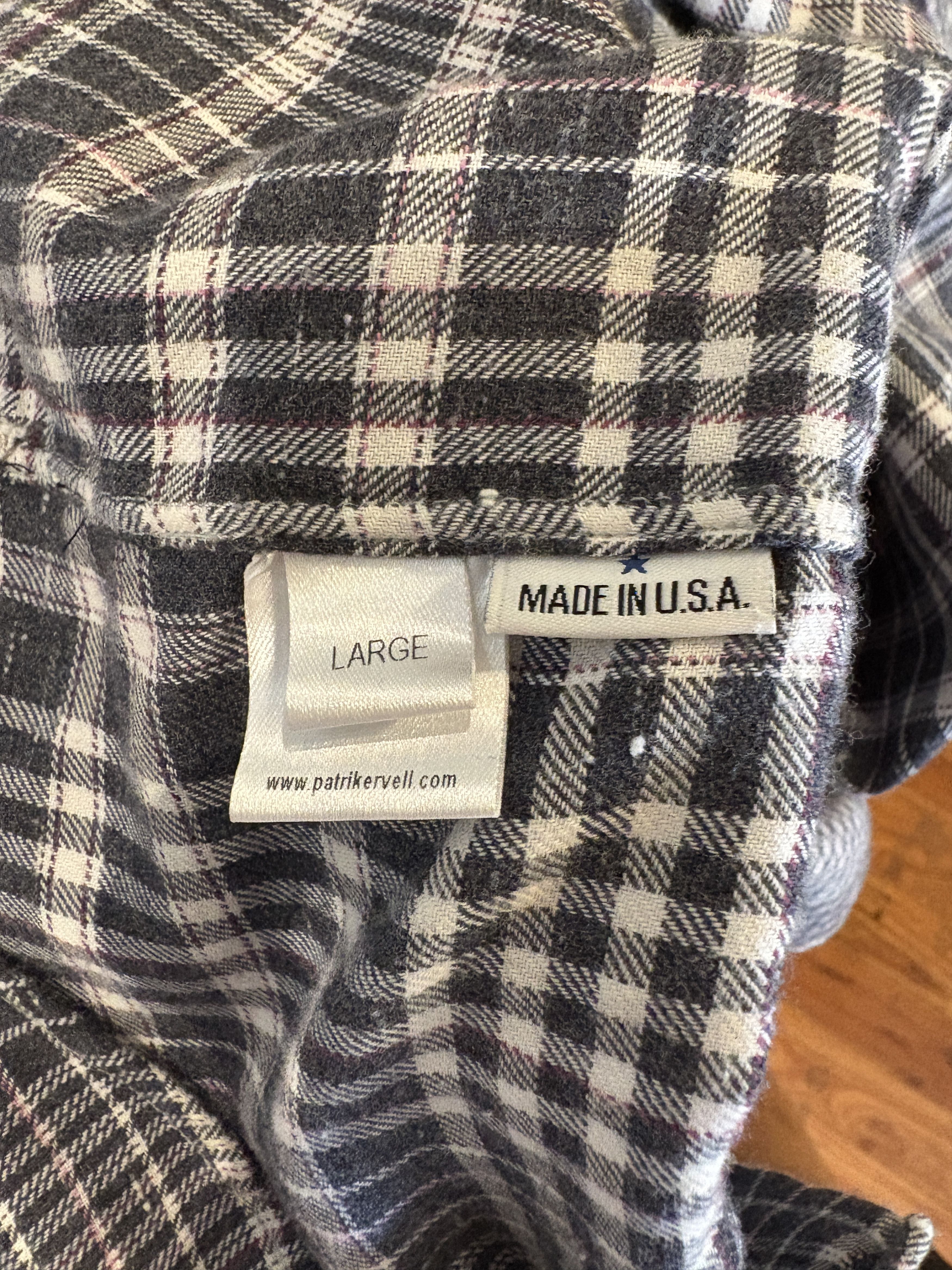 Patrik Ervell 2014 Flannel Like Shirt Size US L / EU 52-54 / 3 - 4 Thumbnail