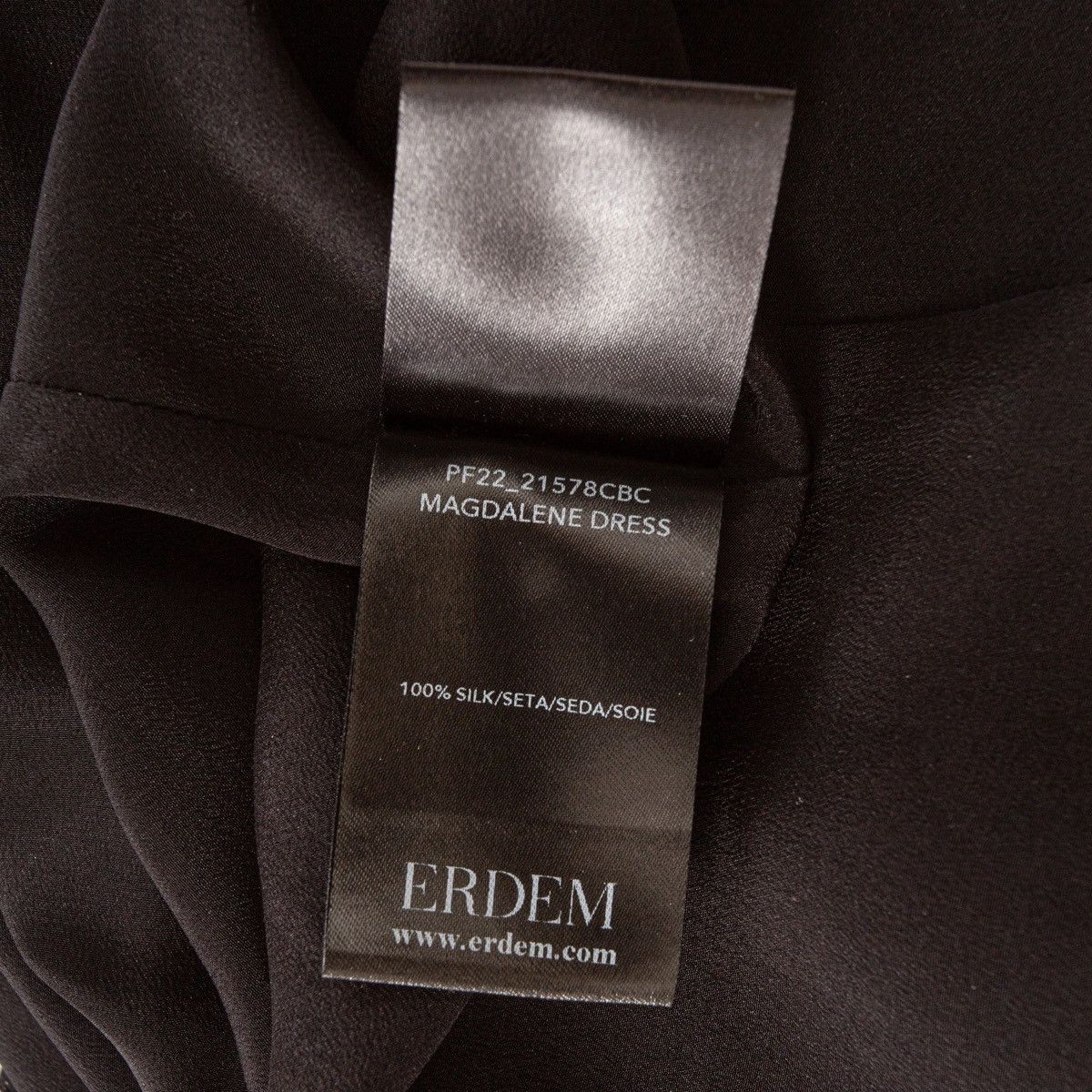 Erdem Erdem Magdalene Silk Floral Print Long Sleeve Midi Dress Size S / US 4 / IT 40 - 10 Thumbnail