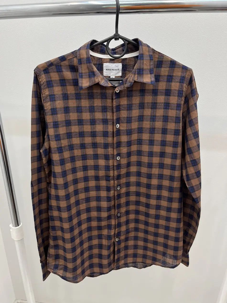 Norse Projects Norse Projects Hans Summer Check Flannel Shirt Size US S / EU 44-46 / 1 - 1 Thumbnail