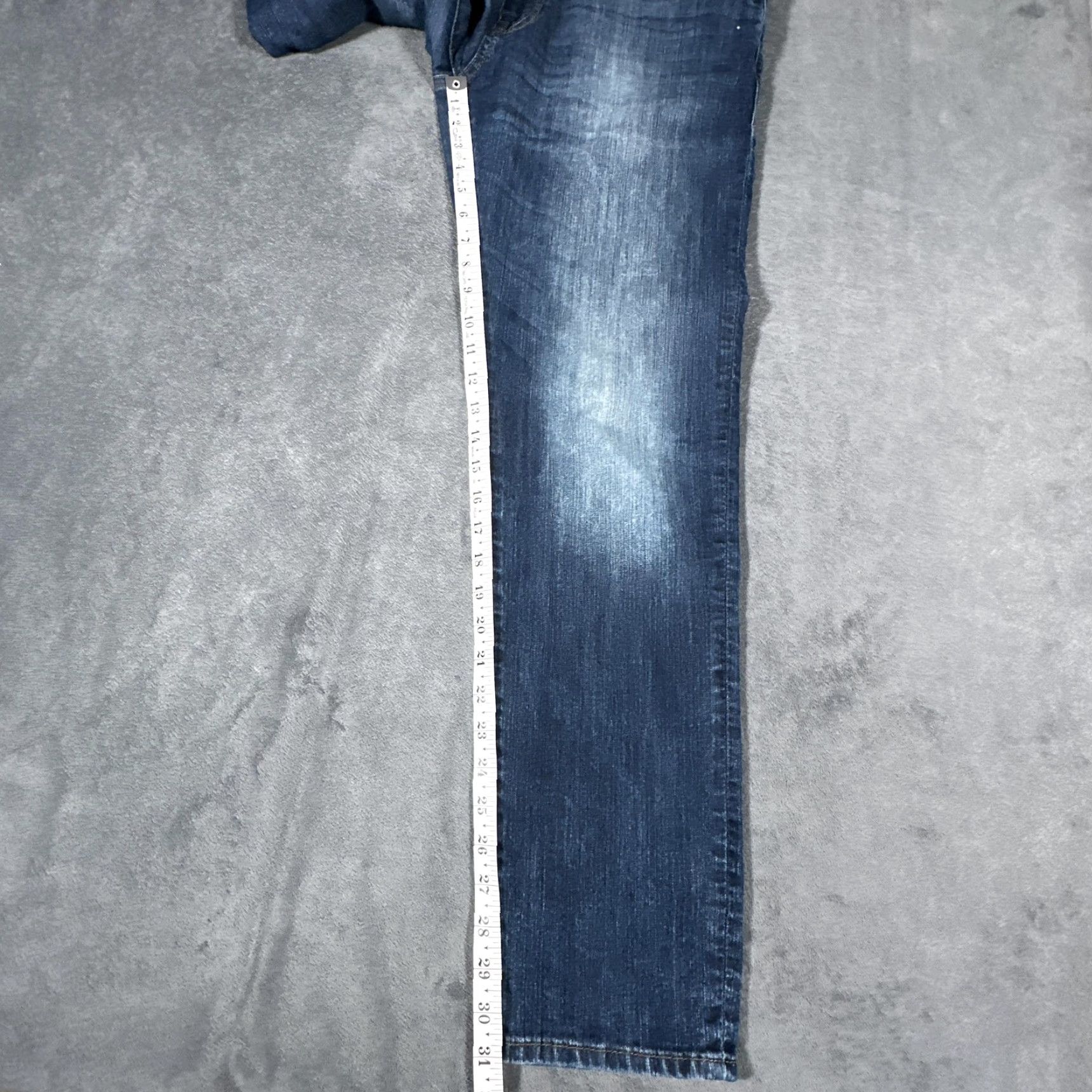 Mavi Mavi Jake Jeans Mens 33x32 Blue Slim Skinny Leg Stretch Denim Medium Wash Pants Jeans Size US 33 - 4 Thumbnail