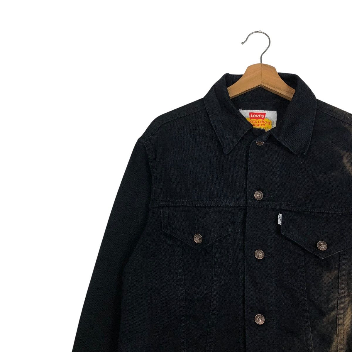 Levi's 🔥VINTAGE BIKER JACKET LEVI’S SUN FADED DESIGN VERY RARE Size US M / EU 48-50 / 2 - 9 Thumbnail