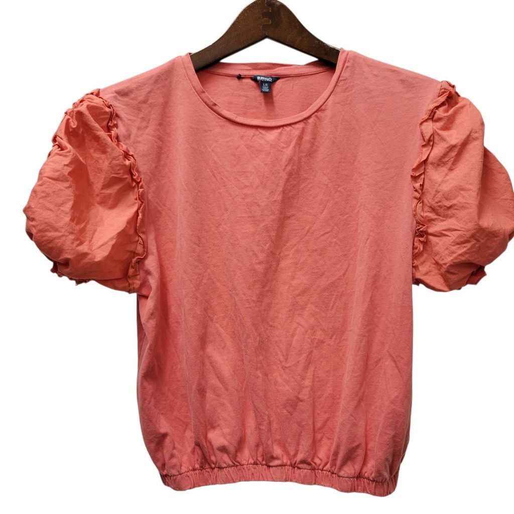 Buffalo David Bitton Buffalo David Bitton Women's Puff Short Sleeves Blouse Large Size L / US 10 / IT 46 - 1 Thumbnail