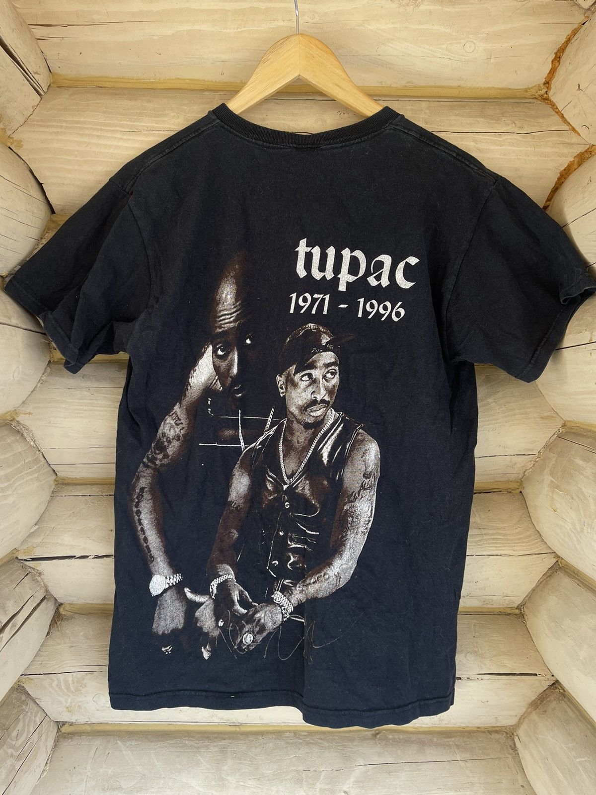 Rap Tees × Vintage Y2K Vintage Tupac 2pac R.I.P Memory t-shirt tee Size US M / EU 48-50 / 2 - 7 Thumbnail
