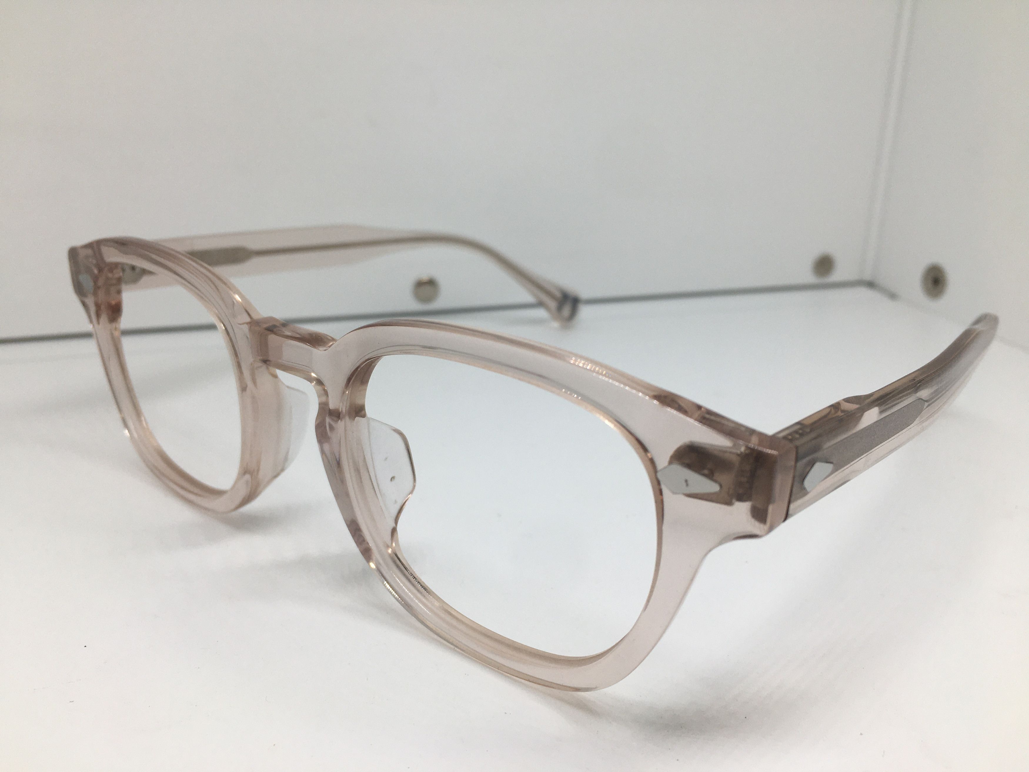 Other Clear Acetate RX Eyeglasses Frame Asian Bridge Size ONE SIZE - 3 Thumbnail