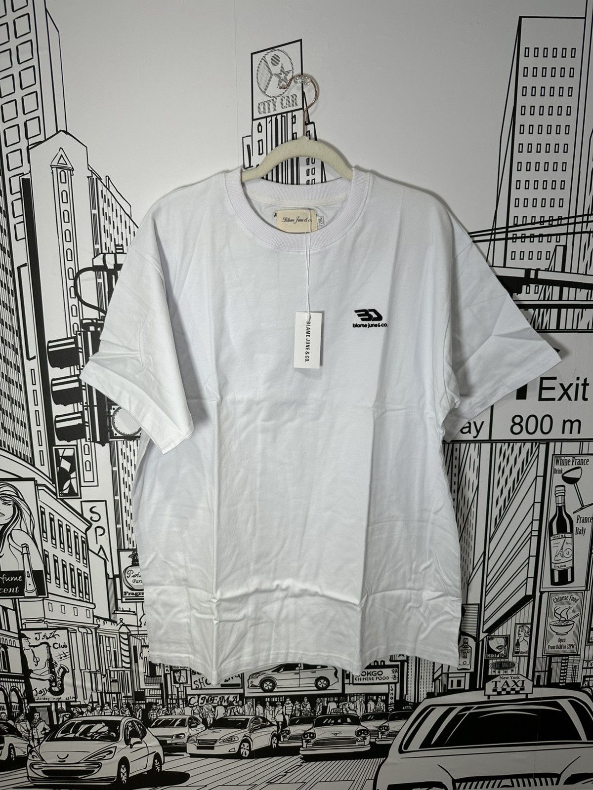 Other Blame June & Co. Basic T-Shirt White 2XL Size US XXL / EU 58 / 5 - 1 Thumbnail