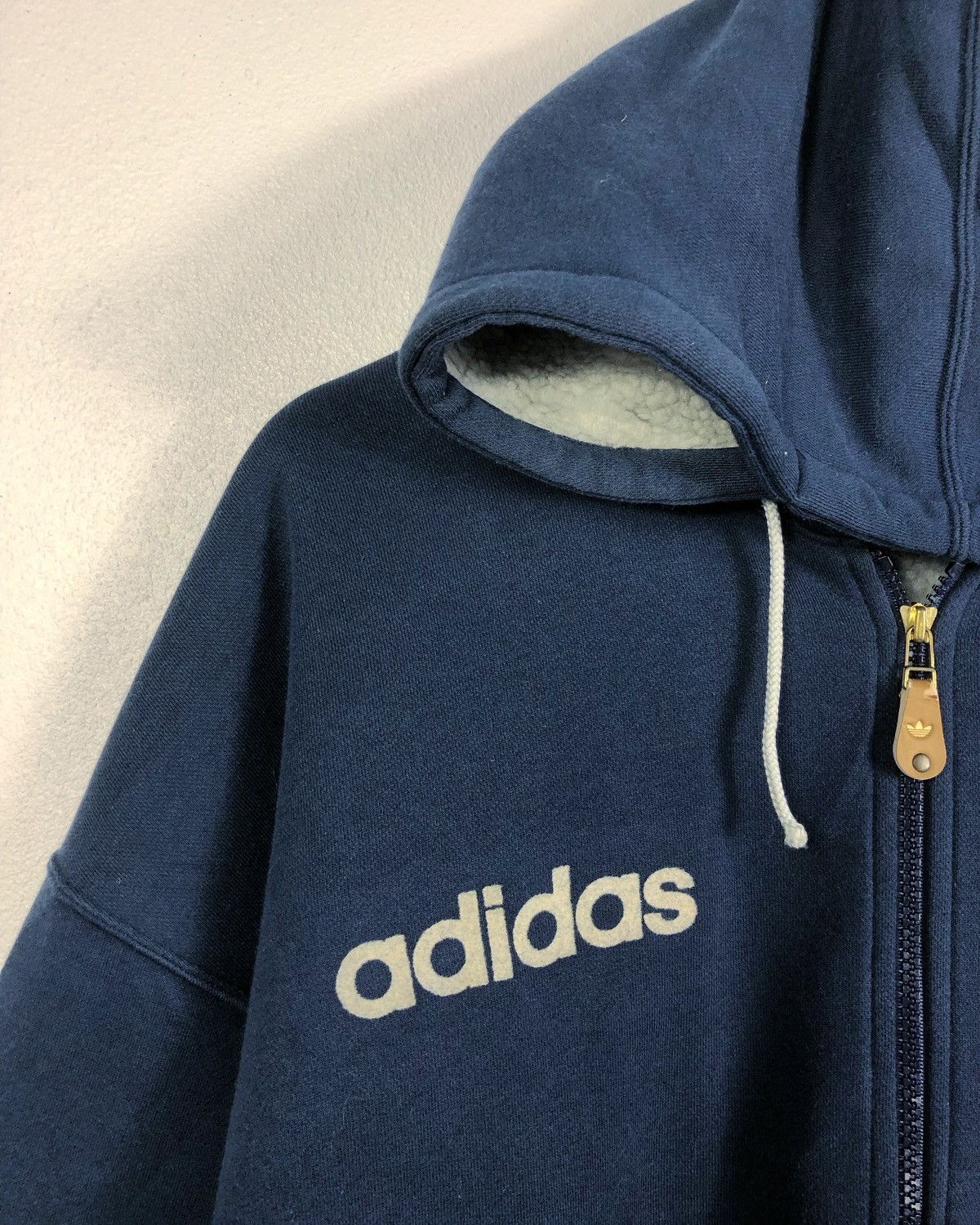 Adidas Rare Vintage Adidas X Descente Spellout Hoodie Zipper Jacket Size US L / EU 52-54 / 3 - 3 Thumbnail