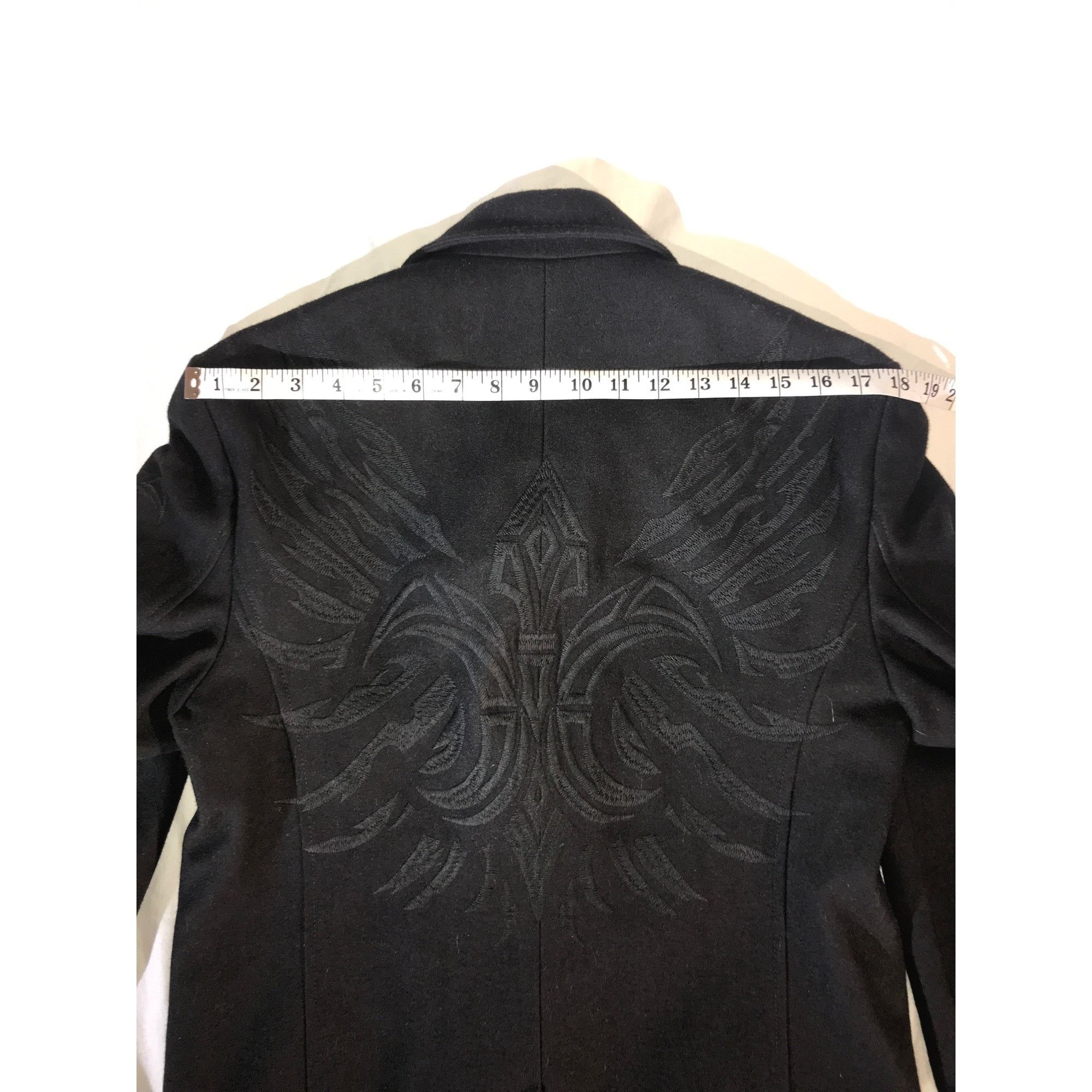 Roar Roar Inspire Men's Black Wool Blend Jacket With Embroidery Size US M / EU 48-50 / 2 - 8 Thumbnail