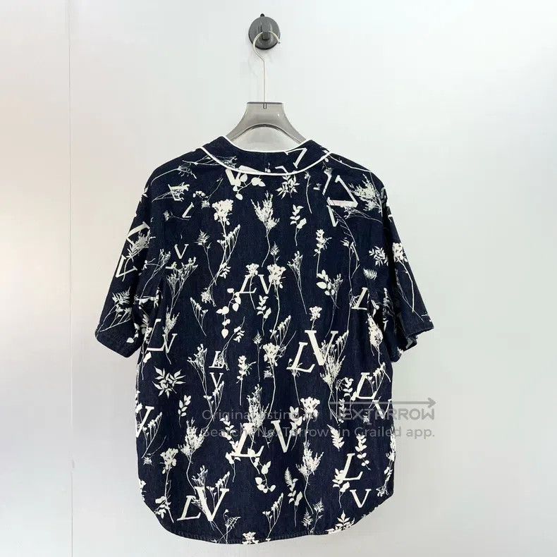 Louis Vuitton Louis Vuitton Wheat ear denim short sleeve shirt Size US M / EU 48-50 / 2 - 2 Thumbnail