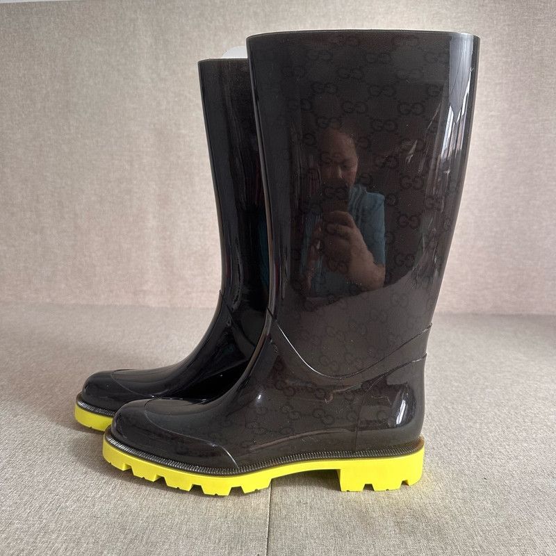 Gucci Gucci Classic Waterproof Rain Boots for All 0079 Size US 7.5 / EU 40-41 - 1 Thumbnail