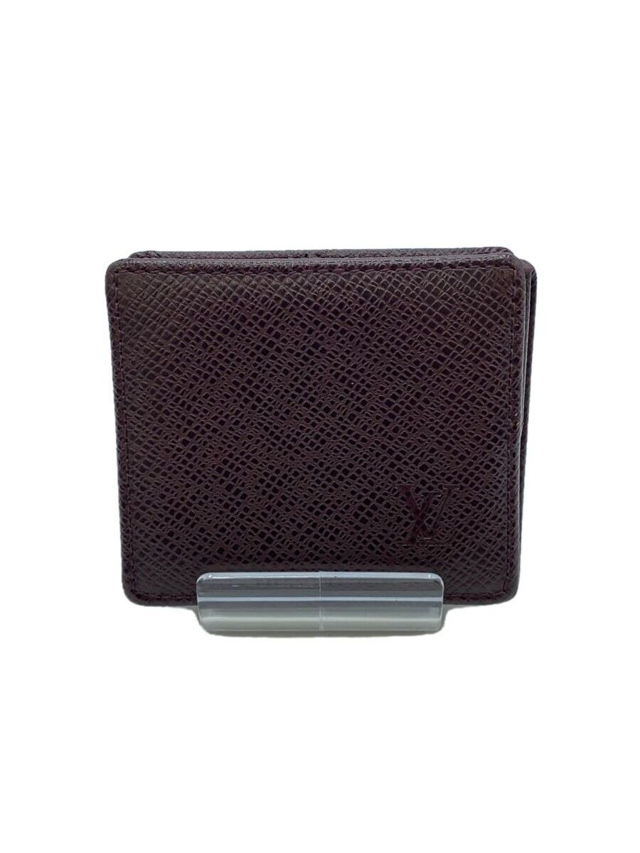 Louis Vuitton Louis Vuitton Taiga Porte Monet Boite Leather Bordeaux Size ONE SIZE - 1 Thumbnail