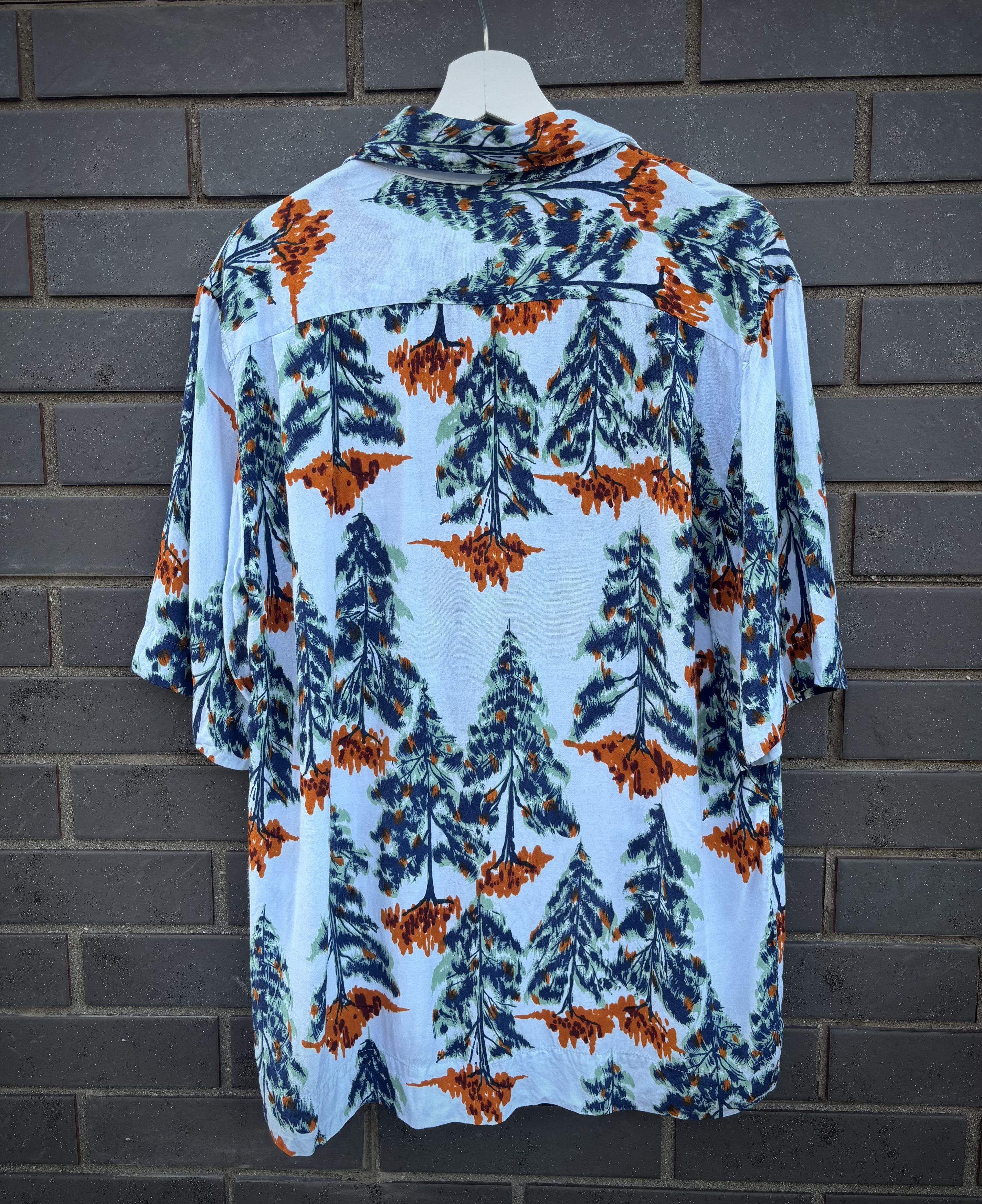 Acne Studios Acne Studios Simon Pine Camp Print Vacation Shirt Size US L / EU 52-54 / 3 - 2 Thumbnail