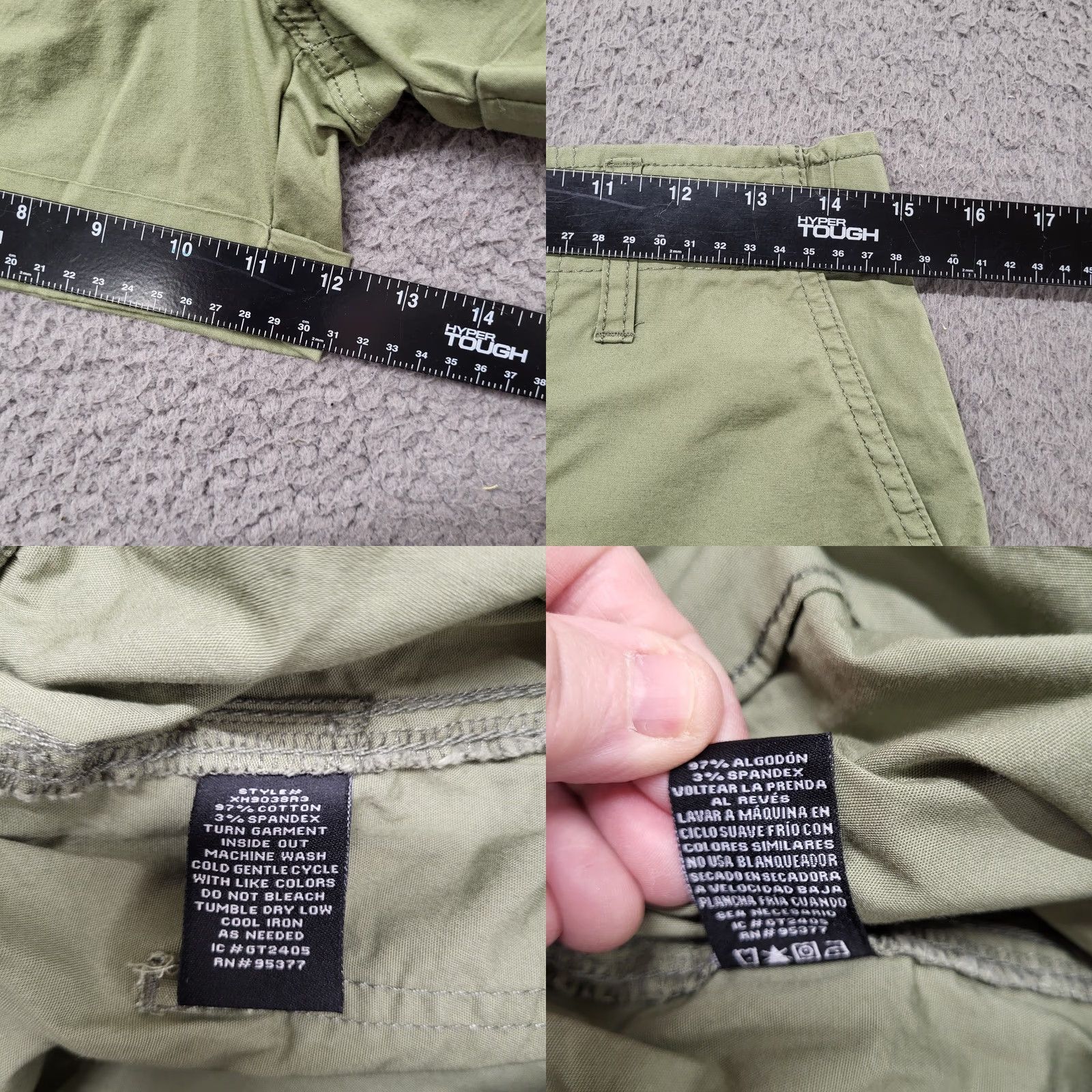 Sanctuary Sanctuary Shorts Womens Medium Olive Green Pockets Sarai Army Casual Hiking Mens? Size 32" / US 10 / IT 46 - 8 Thumbnail