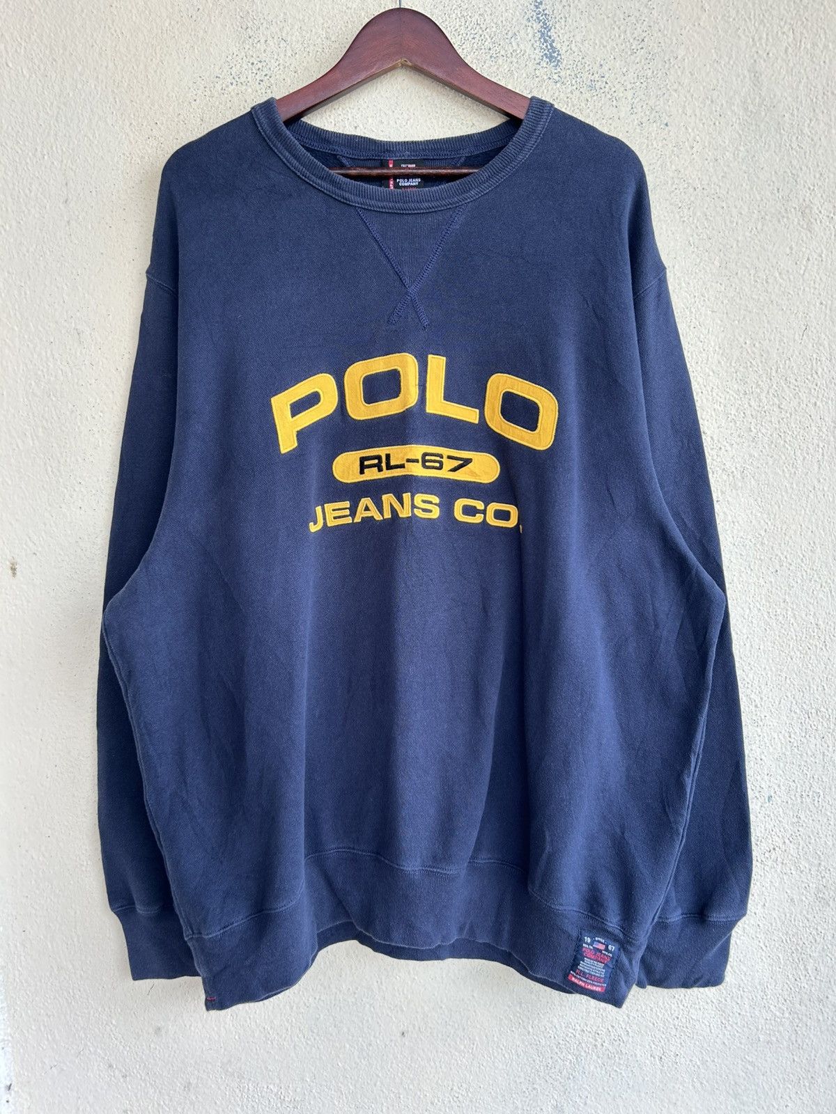 Polo Ralph Lauren Vintage Polo Jeans Co Sweatshirt Size US XL / EU 56 / 4 - 1 Thumbnail