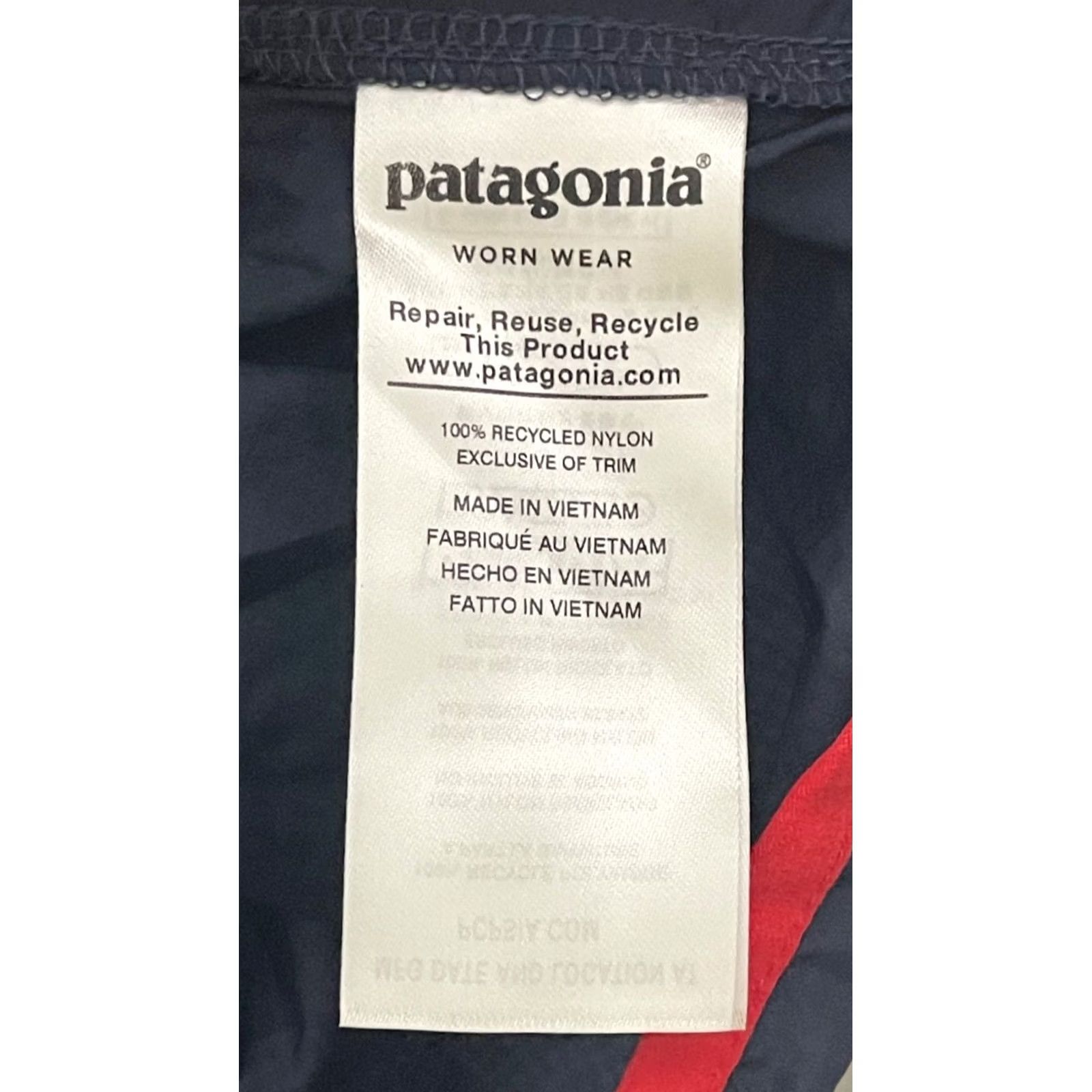 Patagonia Patagonia Jacket Windbreaker Zip Pockets Regular Men's M Blue Mid-Length Navy Size US M / EU 48-50 / 2 - 5 Thumbnail
