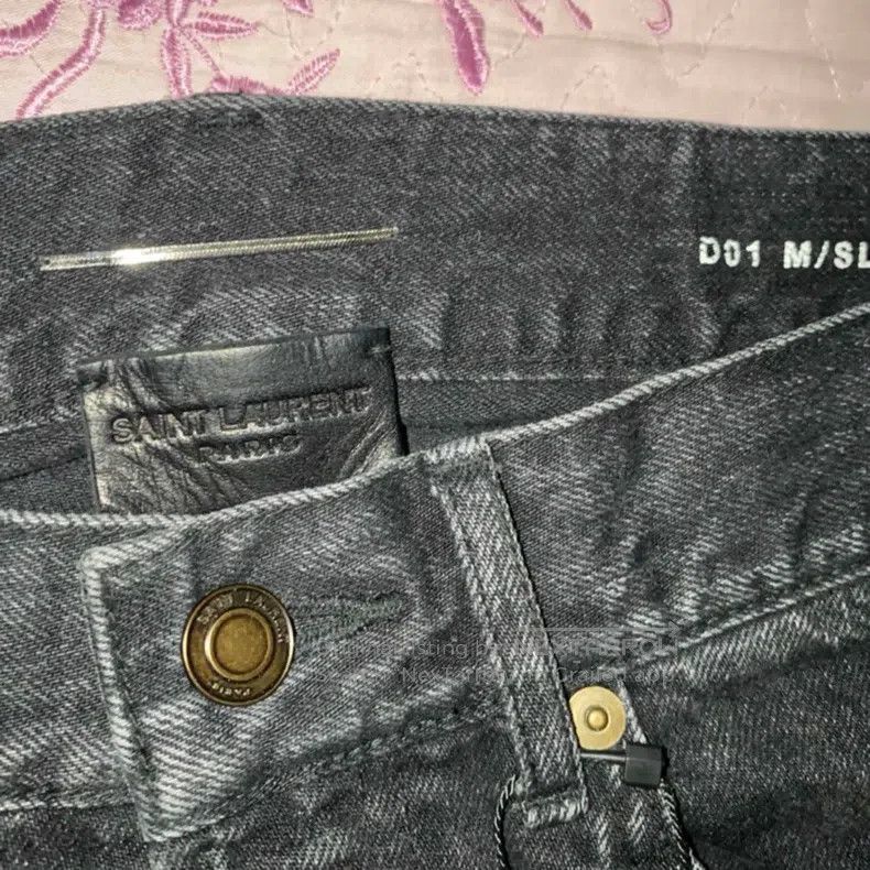 Saint Laurent Paris Saint Laurent Paris Single knee double cut denim pants siz Size US 29 - 3 Thumbnail