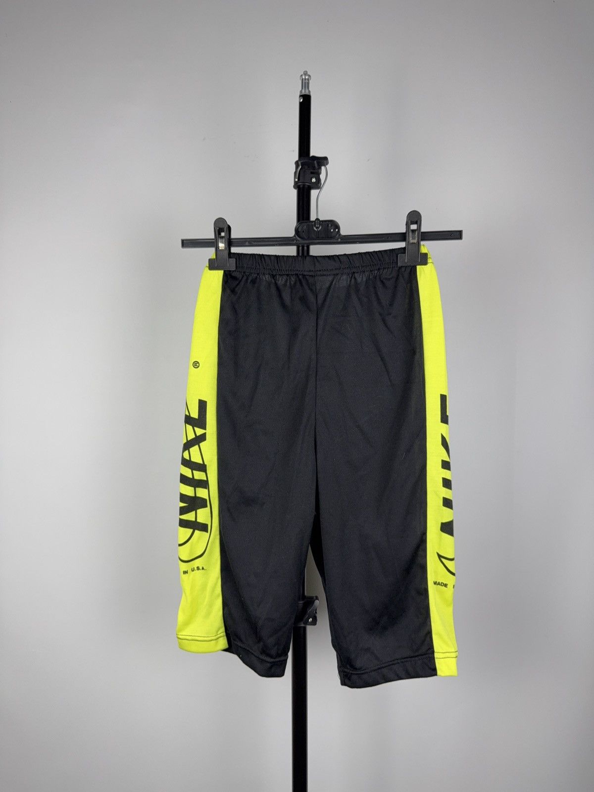 Nike × Vintage Vintage Nike Made in USA Big Logo Bike Shorts Thermo Size S Size US 30 / EU 46 - 9 Thumbnail