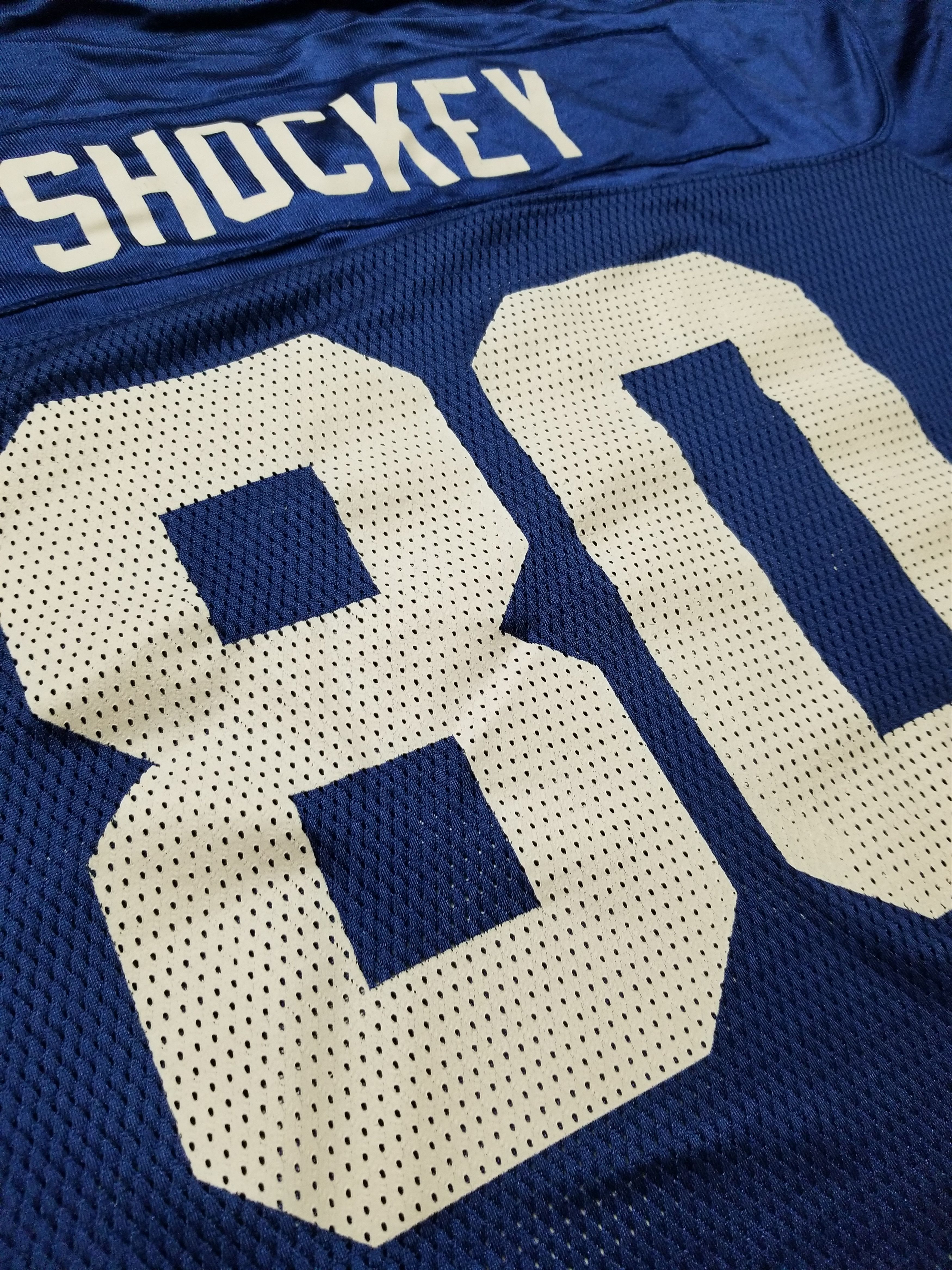 Reebok VTG New York Giants Jeremy Shockey #80 NFL Equipment Jersey Size US XL / EU 56 / 4 - 4 Thumbnail