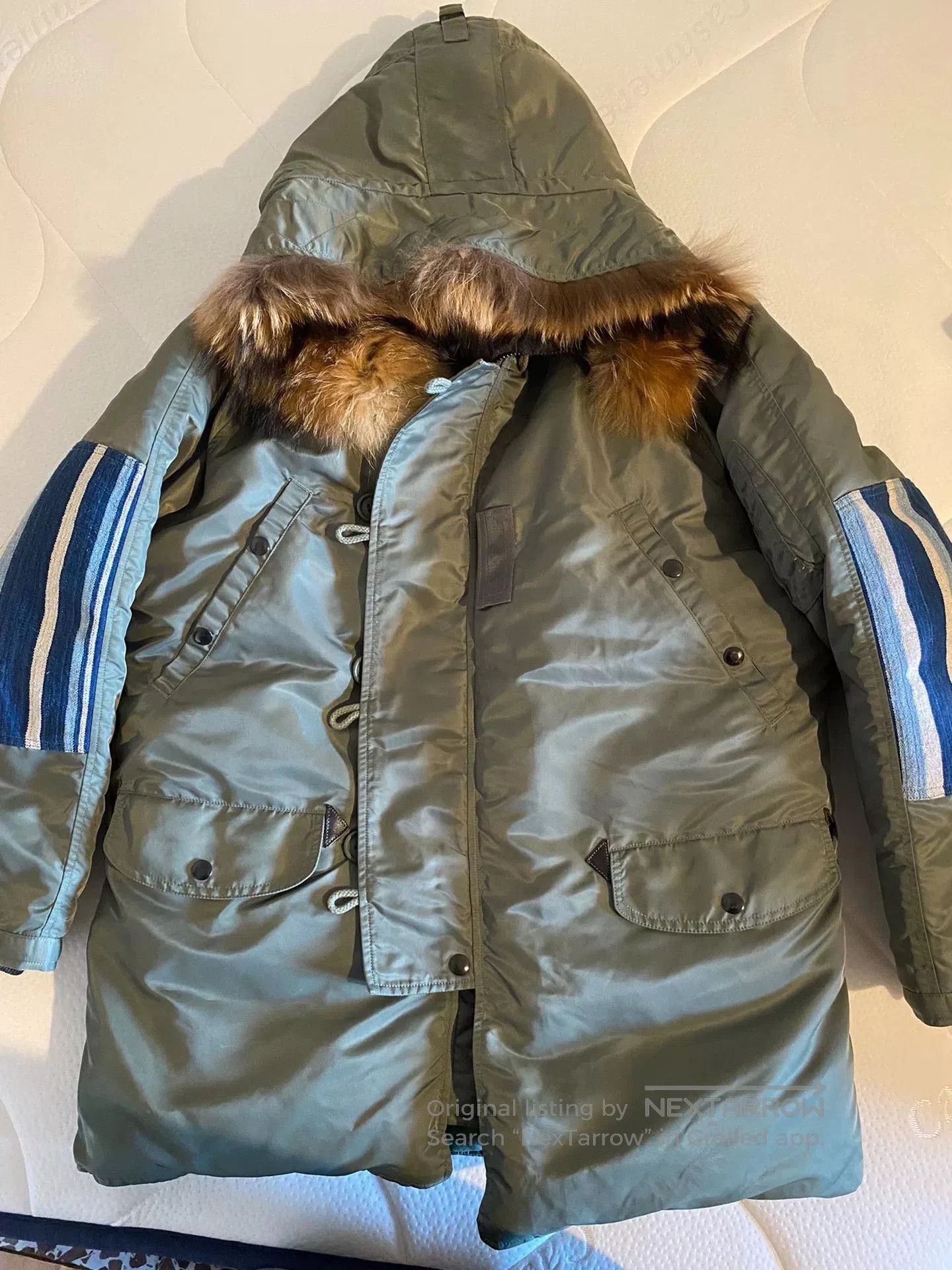 Visvim Indigo Dyed N3B Down Jacket. Size US M / EU 48-50 / 2 - 1 Thumbnail