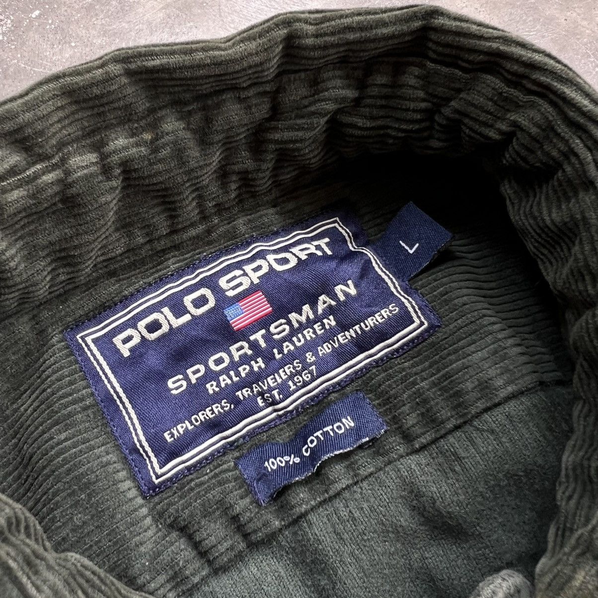 Polo Ralph Lauren 2000’s Polo Sport Corduroy LS Shirt Size US L / EU 52-54 / 3 - 5 Thumbnail
