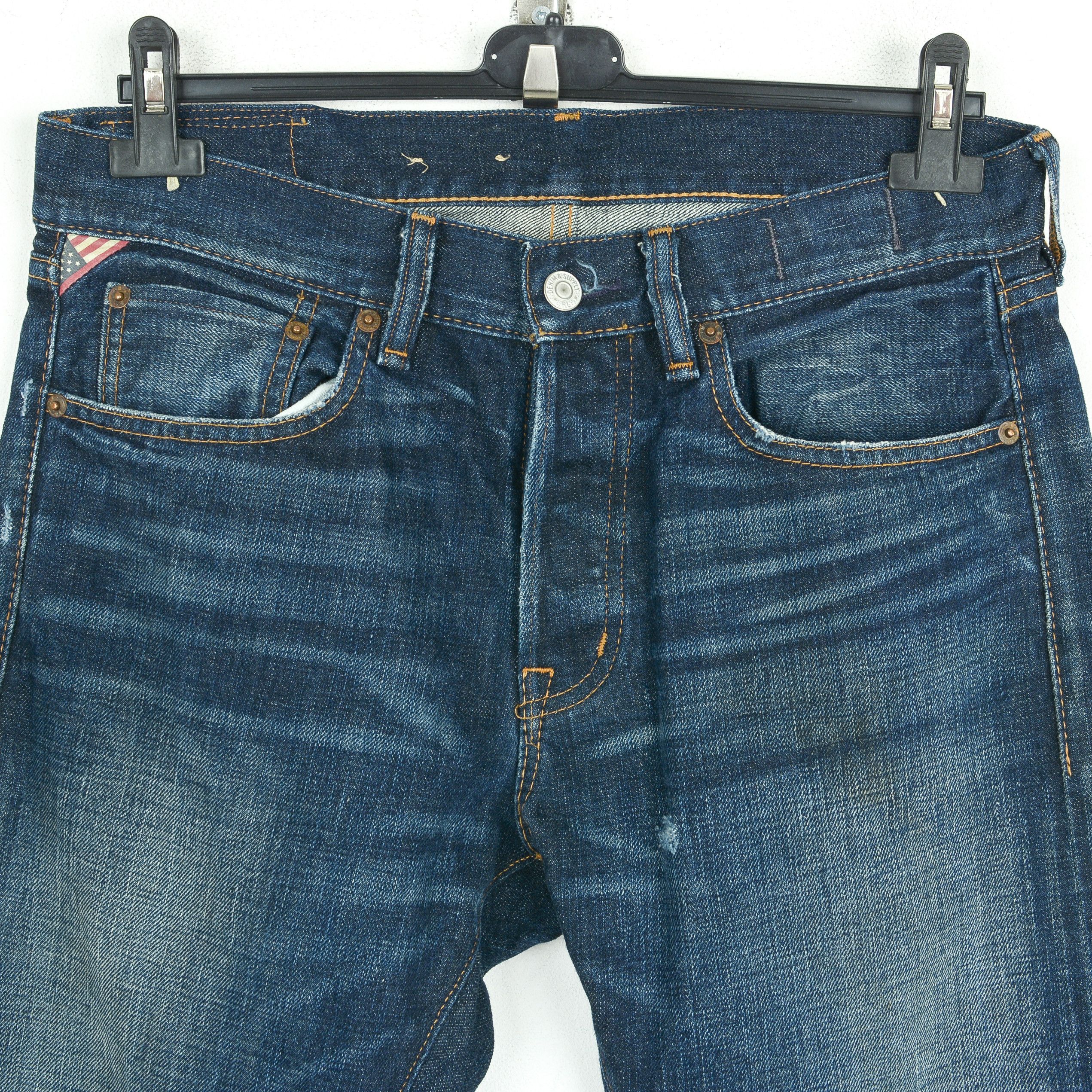 RRL Ralph Lauren Denim&Supply W31 L32 Bandana Slim Jeans Denim Pants Trousers Size US 31 - 4 Thumbnail