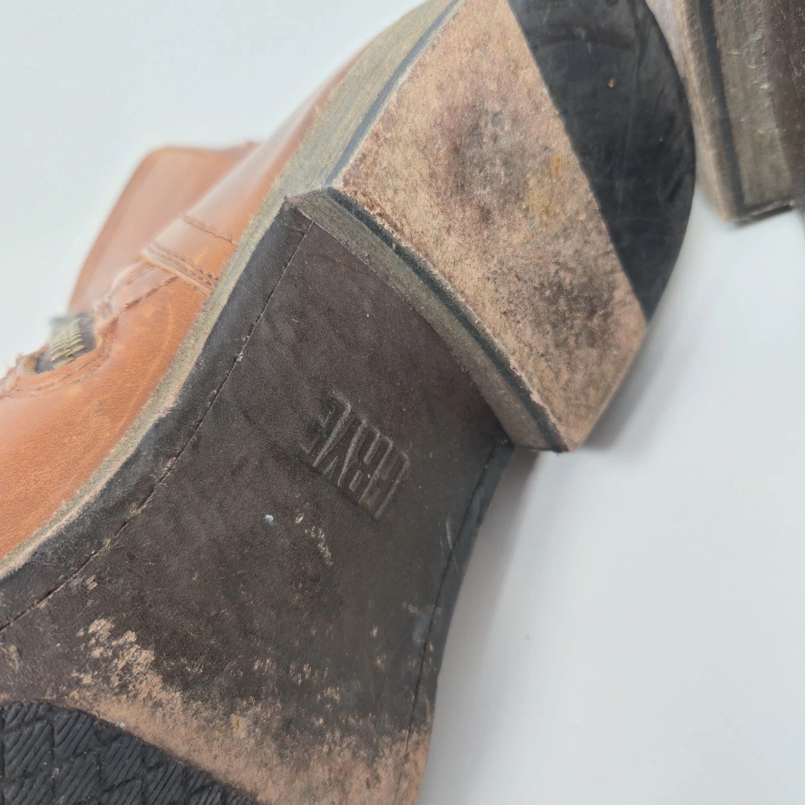 Frye Frye Engineer Boots 10 D Brown Leather Buckle Size US 10 / EU 43 - 15 Thumbnail