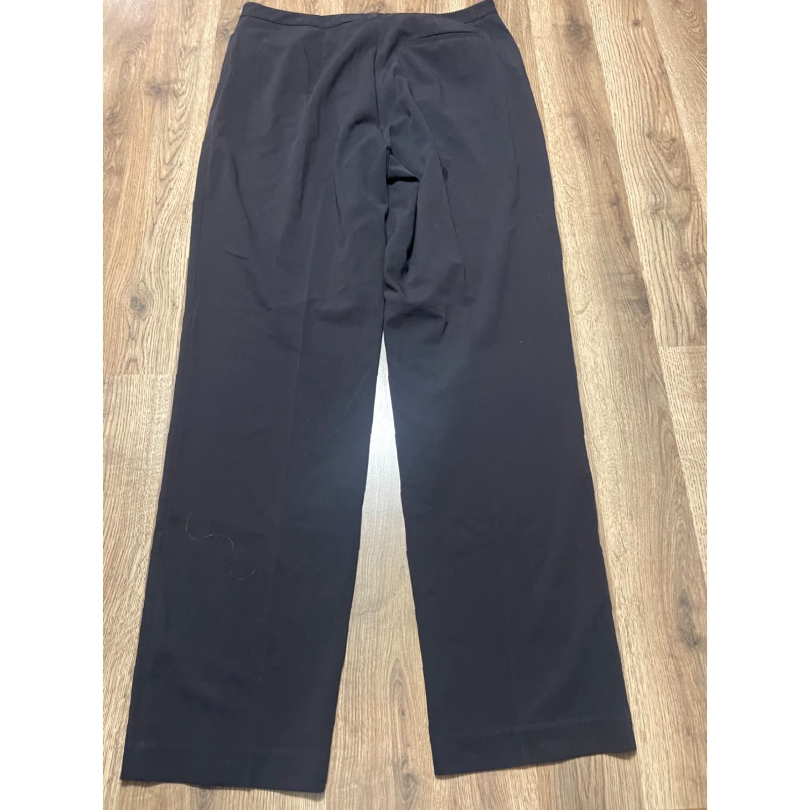 Vintage EP Pro Pants Women's Size 12 Black Dress Pants Flat Front Size 34" / US 12 / IT 48 - 2 Thumbnail