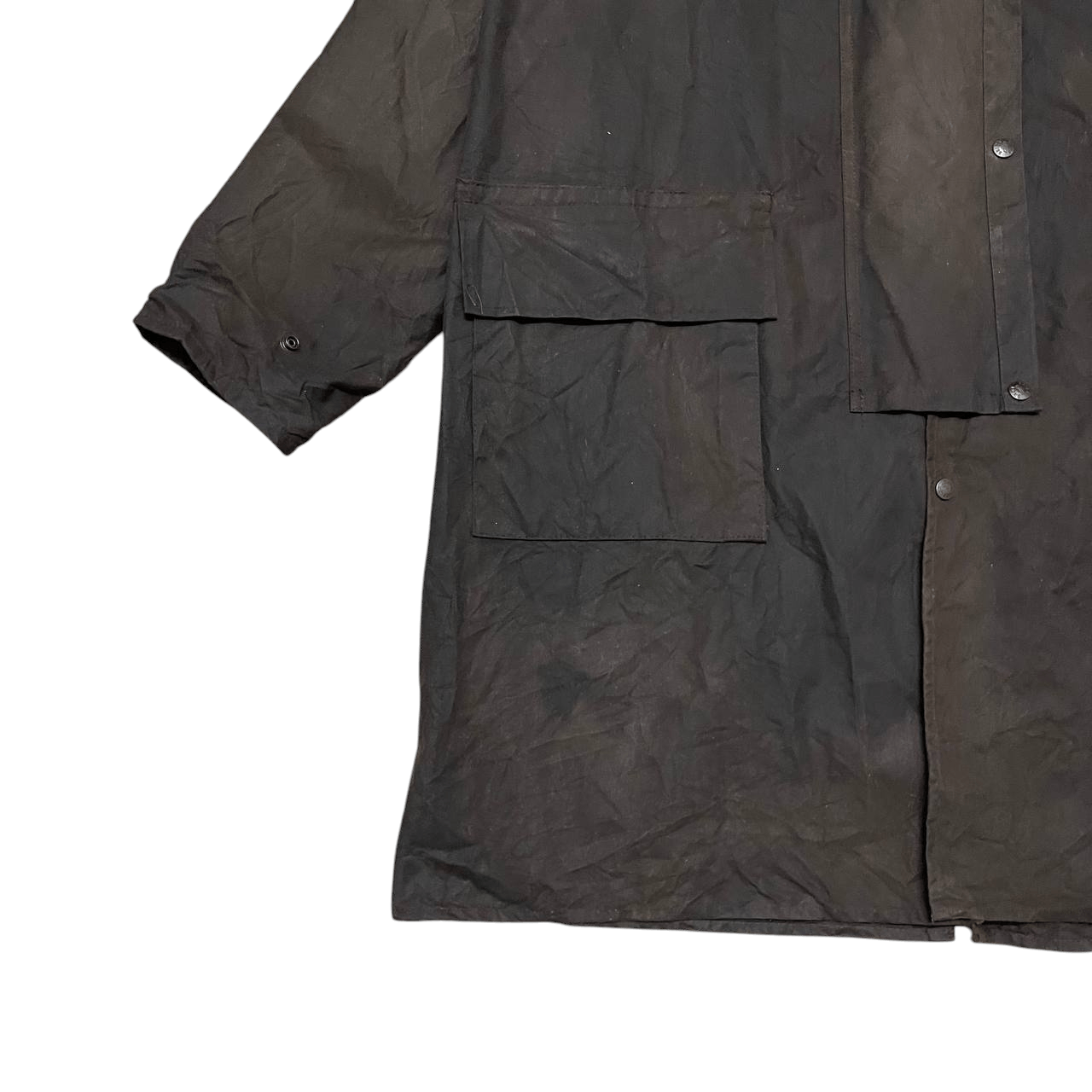 Man Made In Australia Vintage Driza Bon Waxed Riding Short Coat Size US XL / EU 56 / 4 - 3 Thumbnail