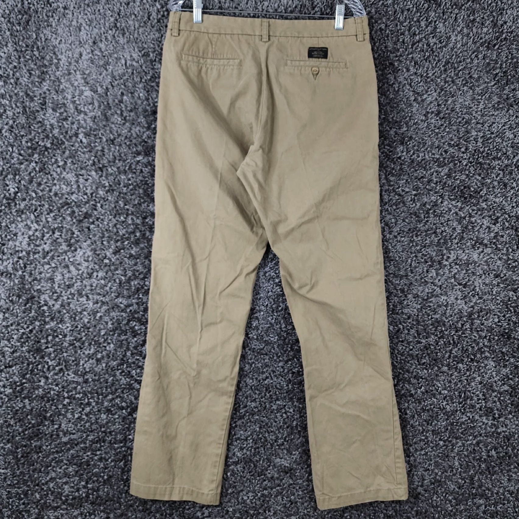 Banana Republic Banana Republic Gavin Chino Pants Mens 34x33 Brown Straight Leg Regular - Men’s Pants 34 Jeans Classic Look Size US 34 / EU 50 - 6 Thumbnail
